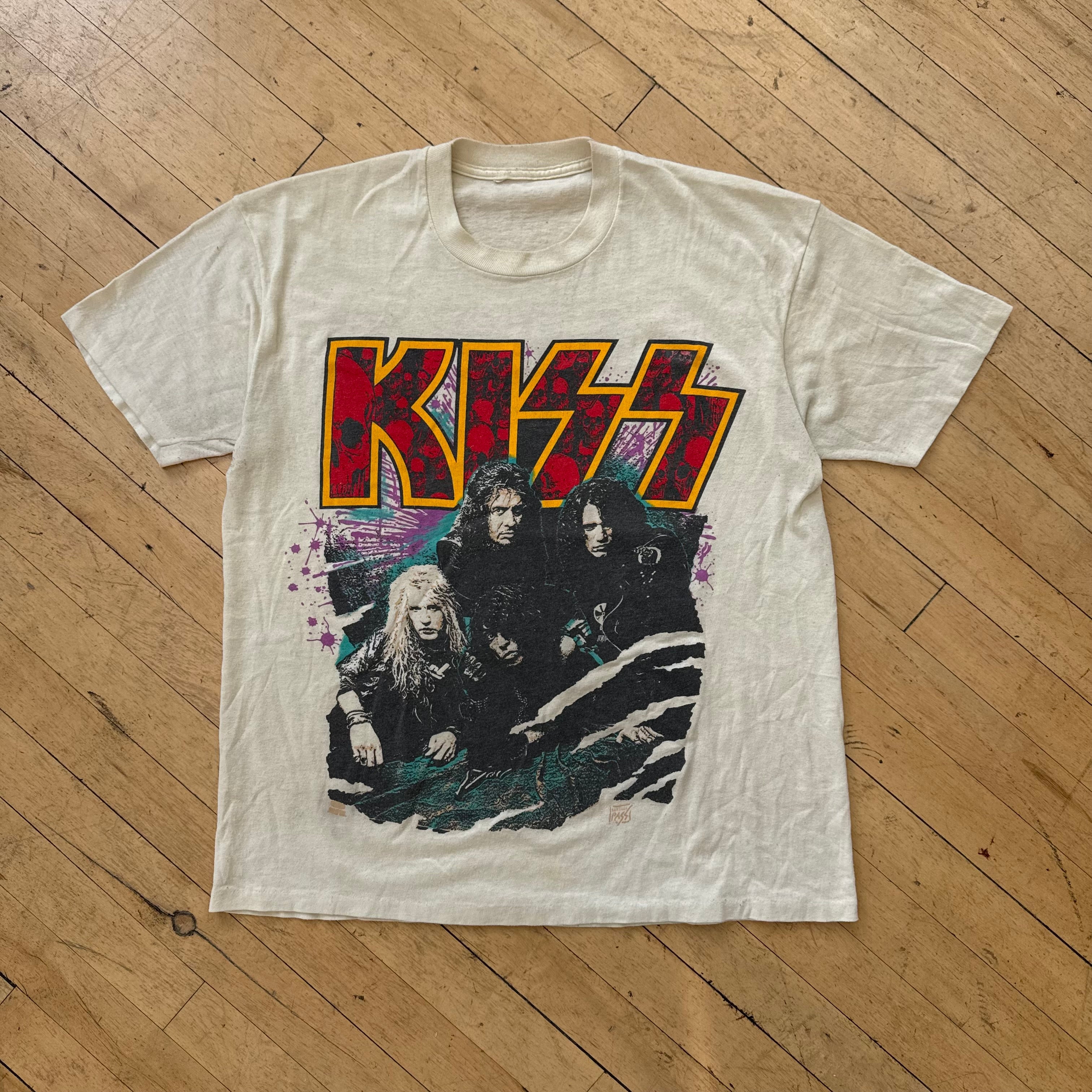 Vintage Kiss Revenge World Tour T-shirt Sz L