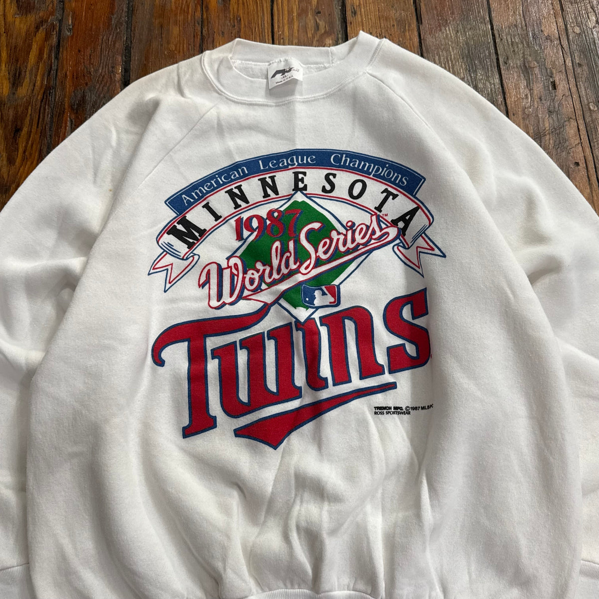 Vintage Minnesota Twins World Series Crewneck Sz XL