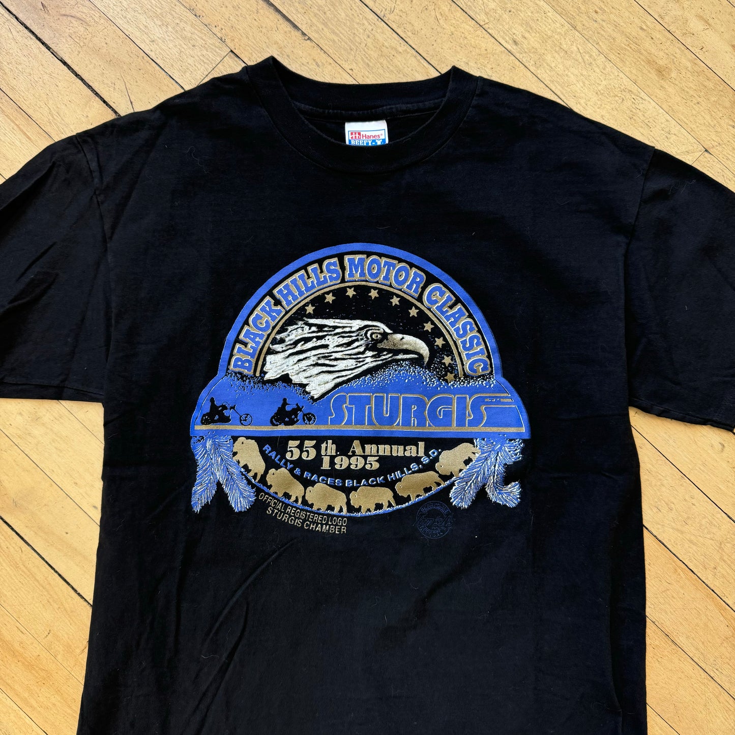 Vintage Black Hills Motorcycle Classic T-shirt Sz L