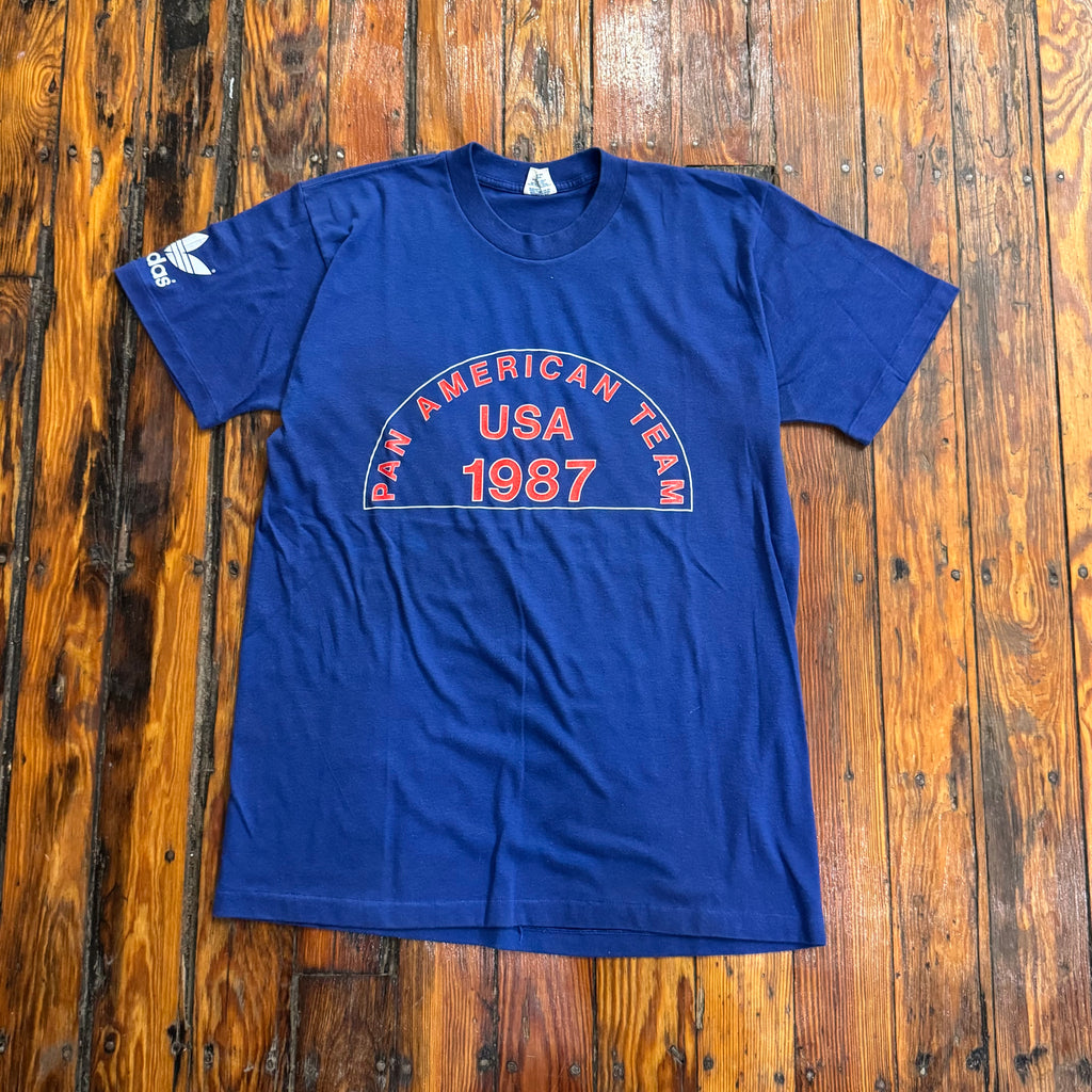 Vintage Adidas Pan American Team T-shirt Sz L