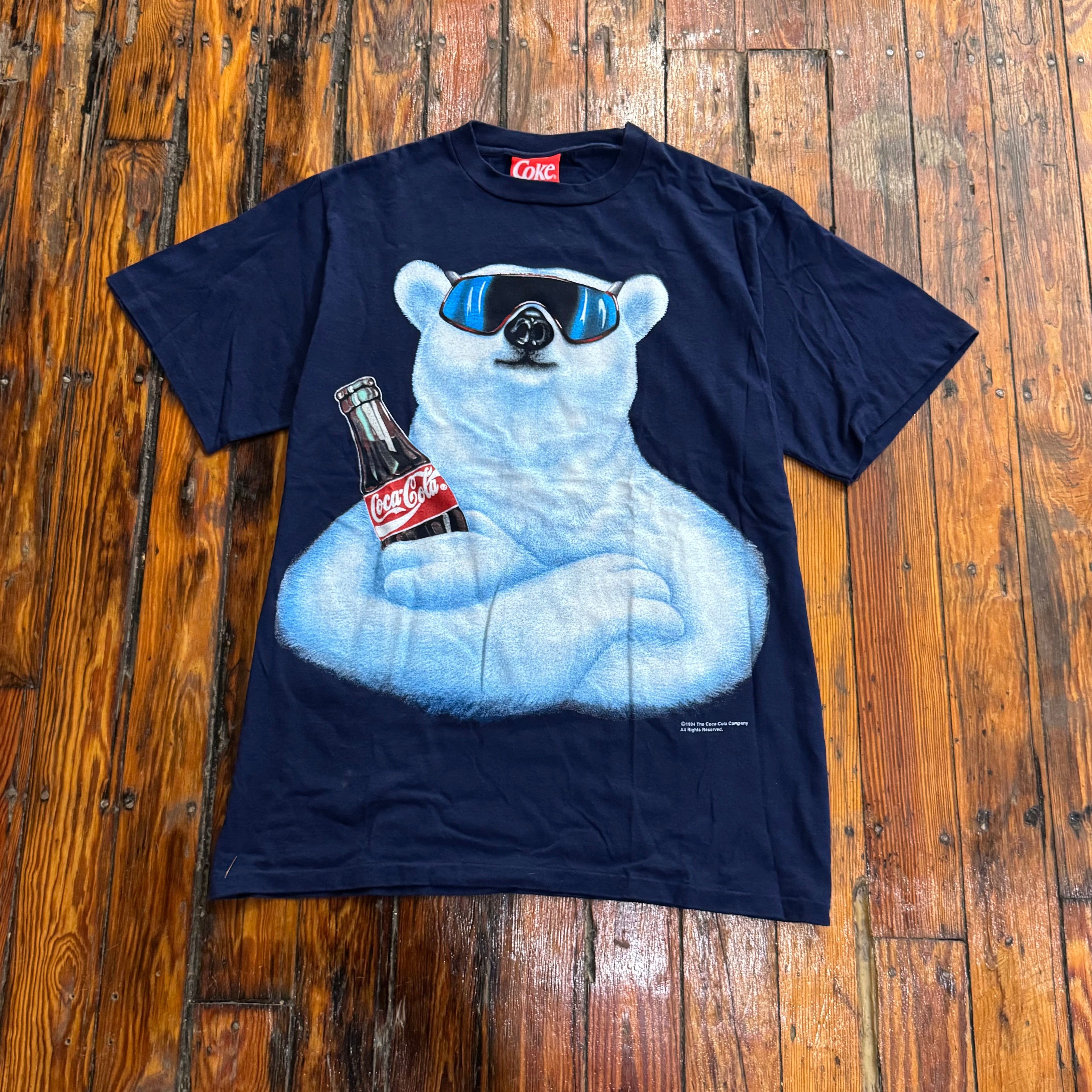 Vintage Coca-Cola Polar Bear T-shirt Sz XL