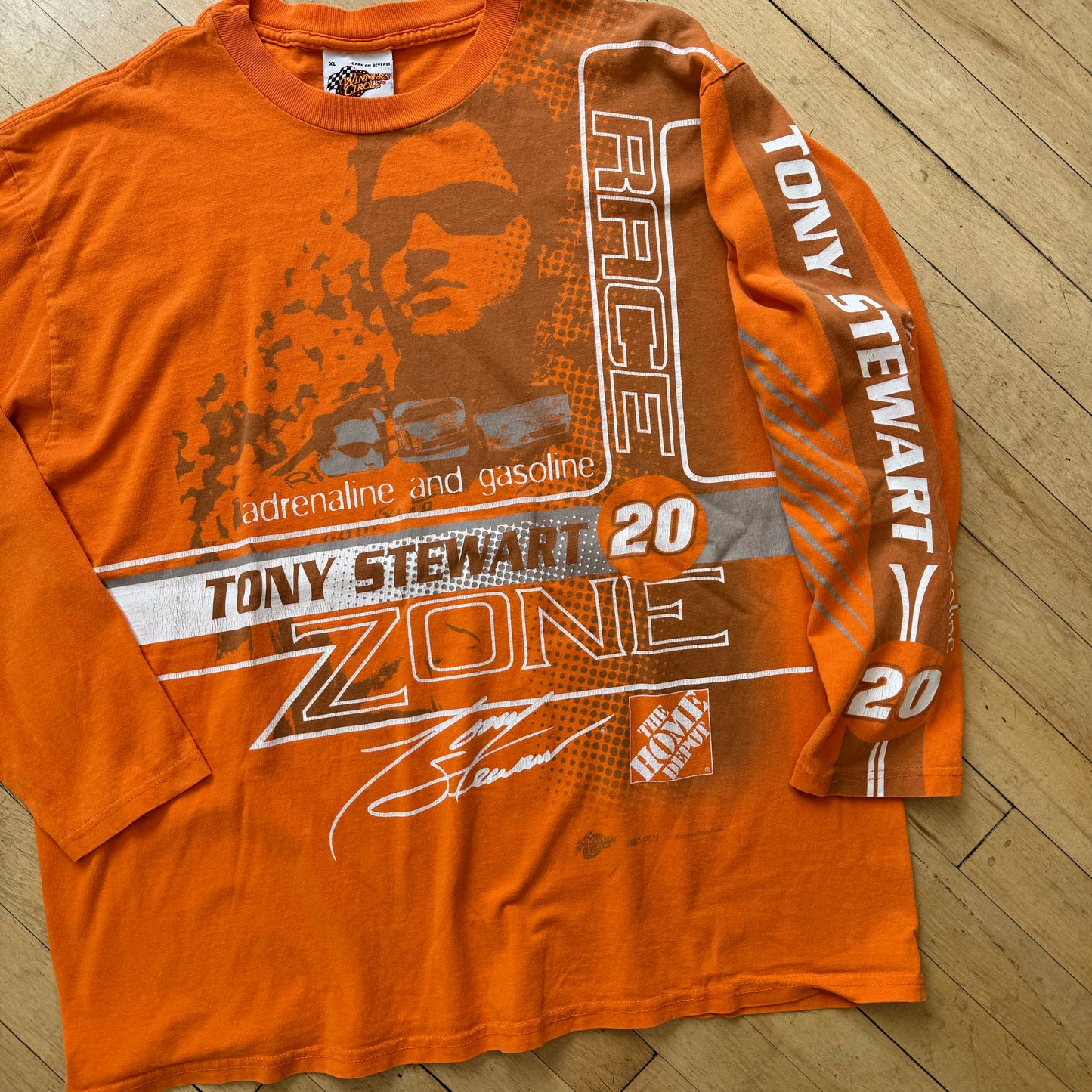 Vintage Tony Steuart Home Depot Nascar T-shirt Sz XL