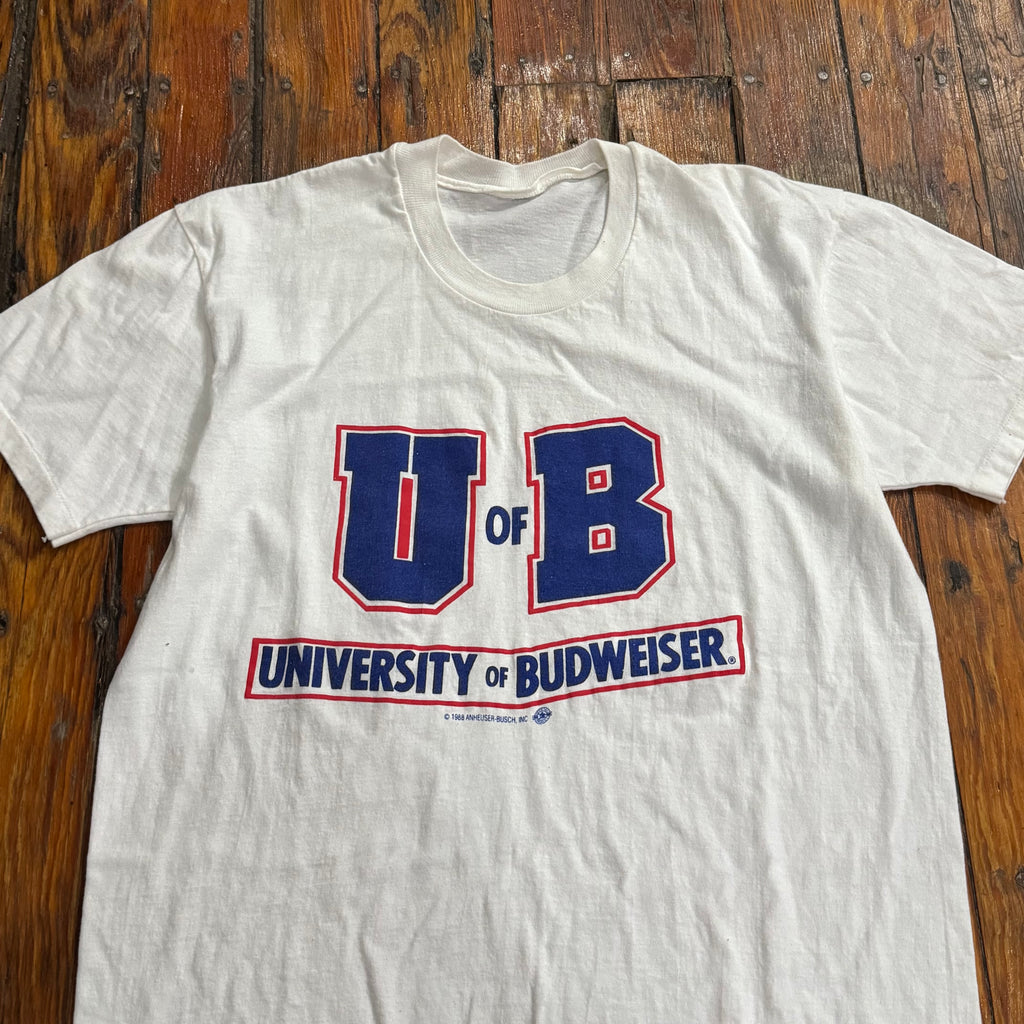 Vintage University of Budweiser T-shirt Sz M