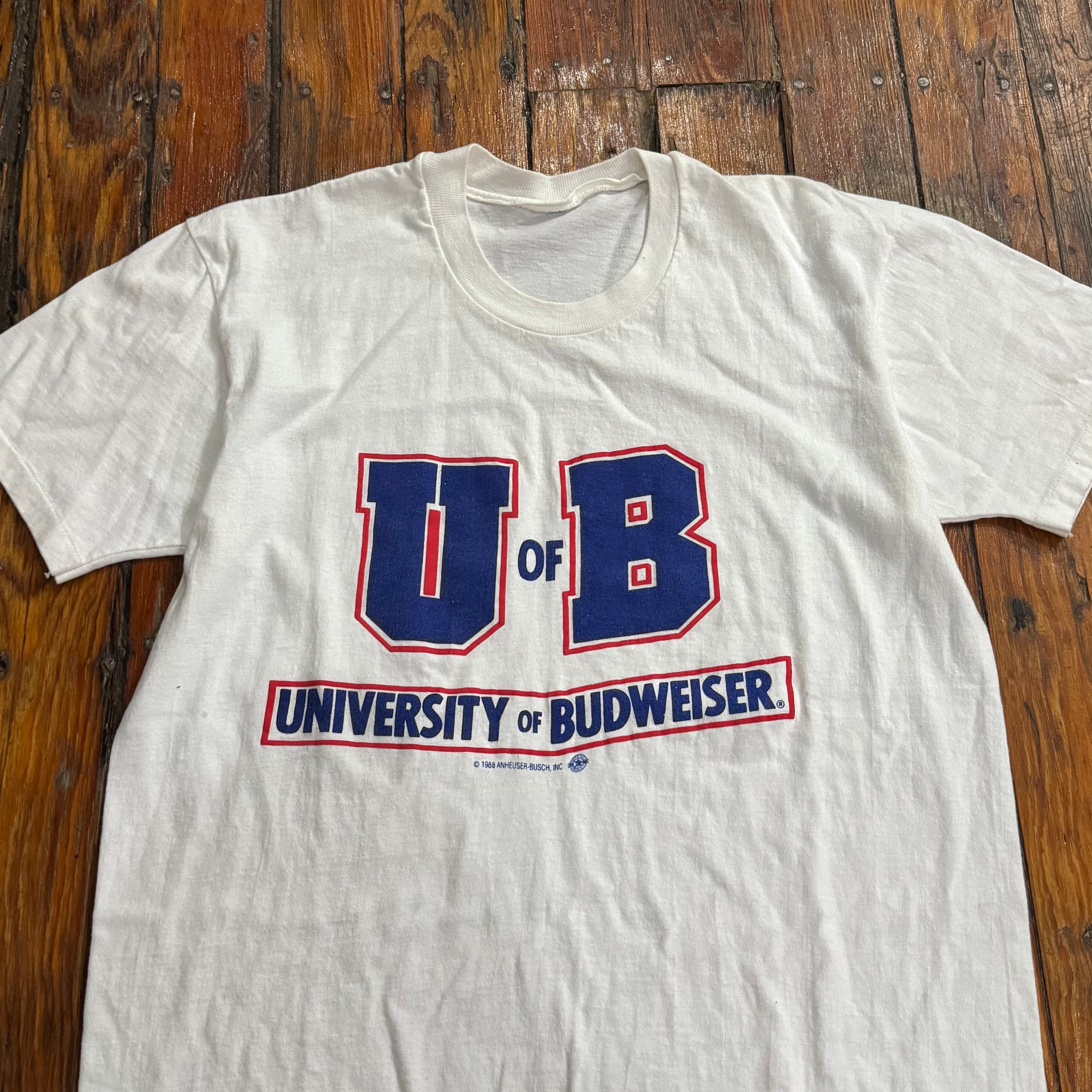 Vintage University of Budweiser T-shirt Sz M