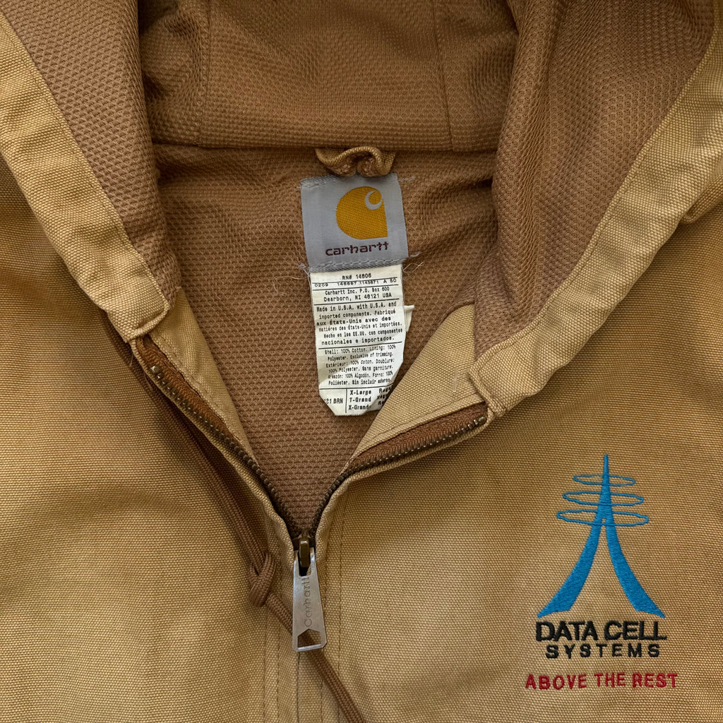 Vintage Carhartt hooded Active Jacket Sz XL