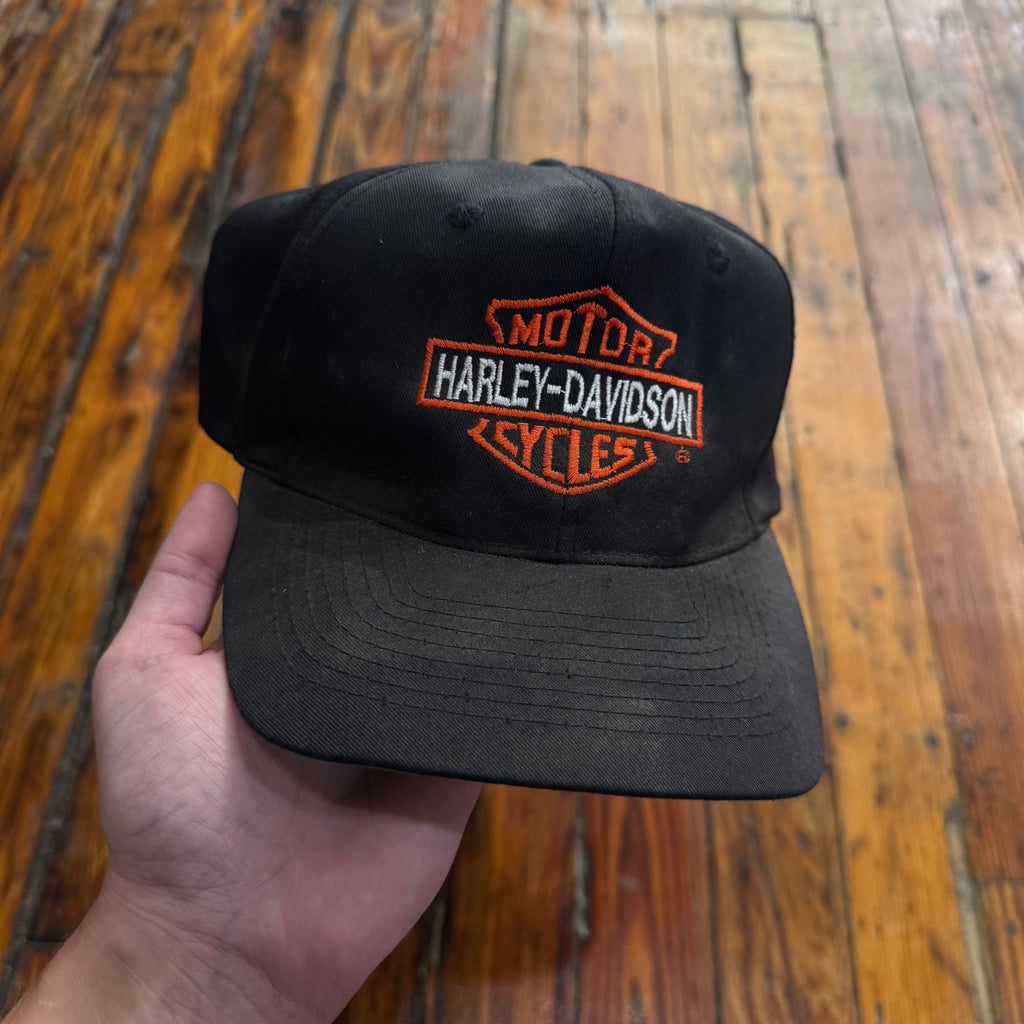 Vintage Faded Harley Davidson Snapback Hat