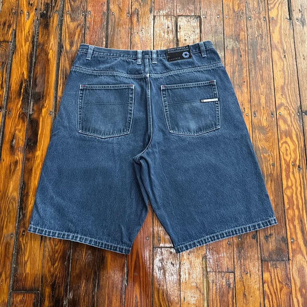 Y2K South Pole Denim Jean Shorts Sz 42