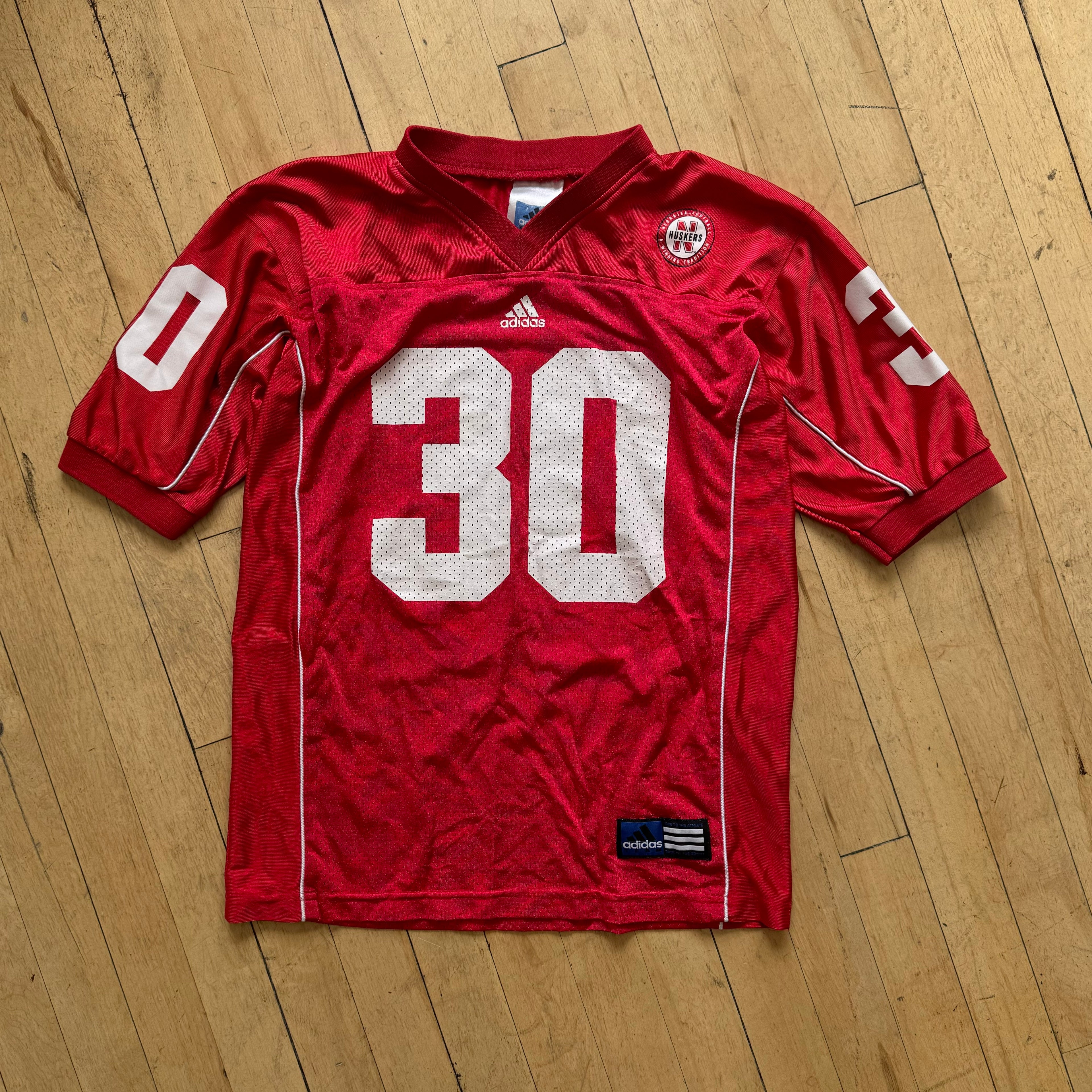 Vintage Nebraska Football #30 Jersey Sz 10/12