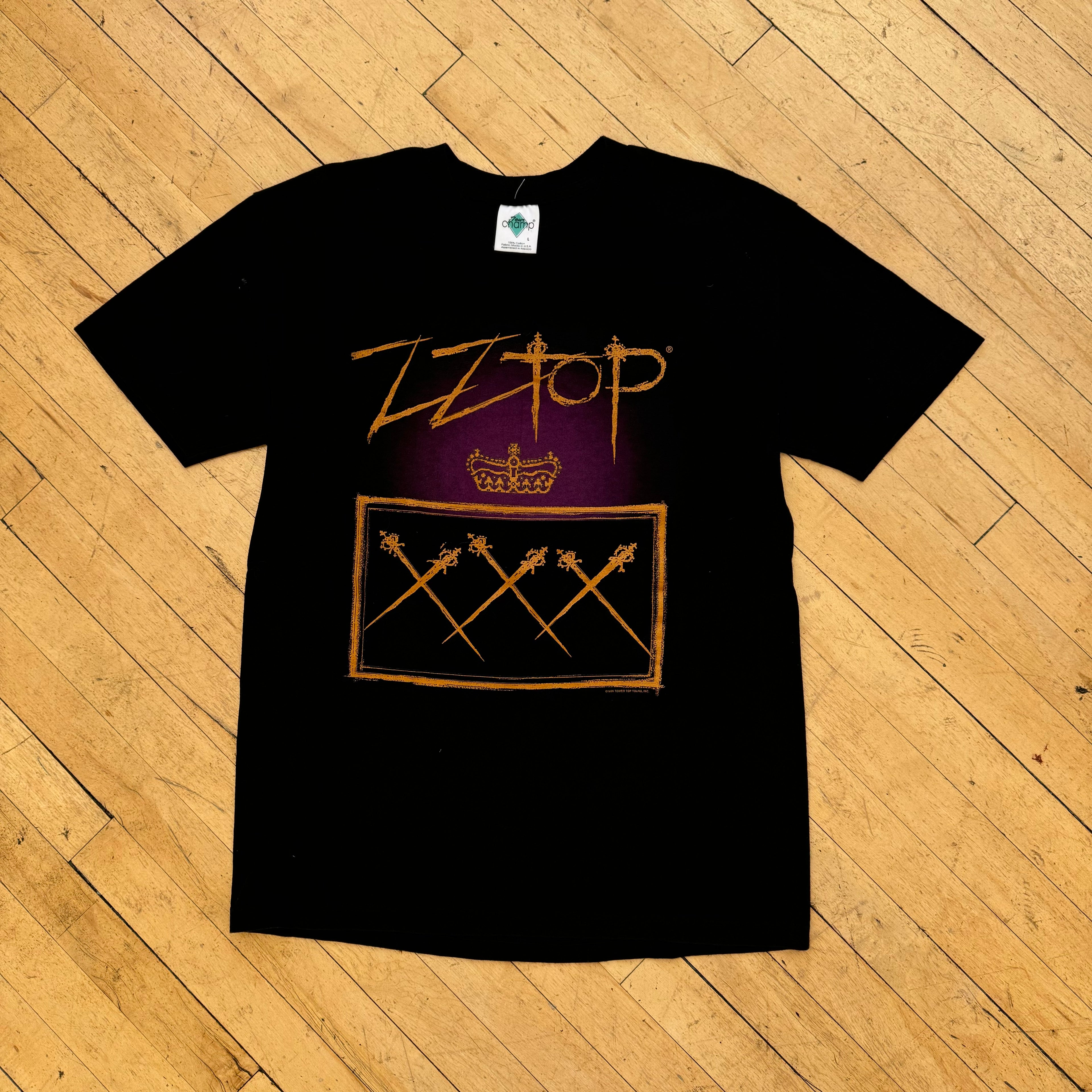 Vintage ZzTop Triple X Tour T-shirt Sz L