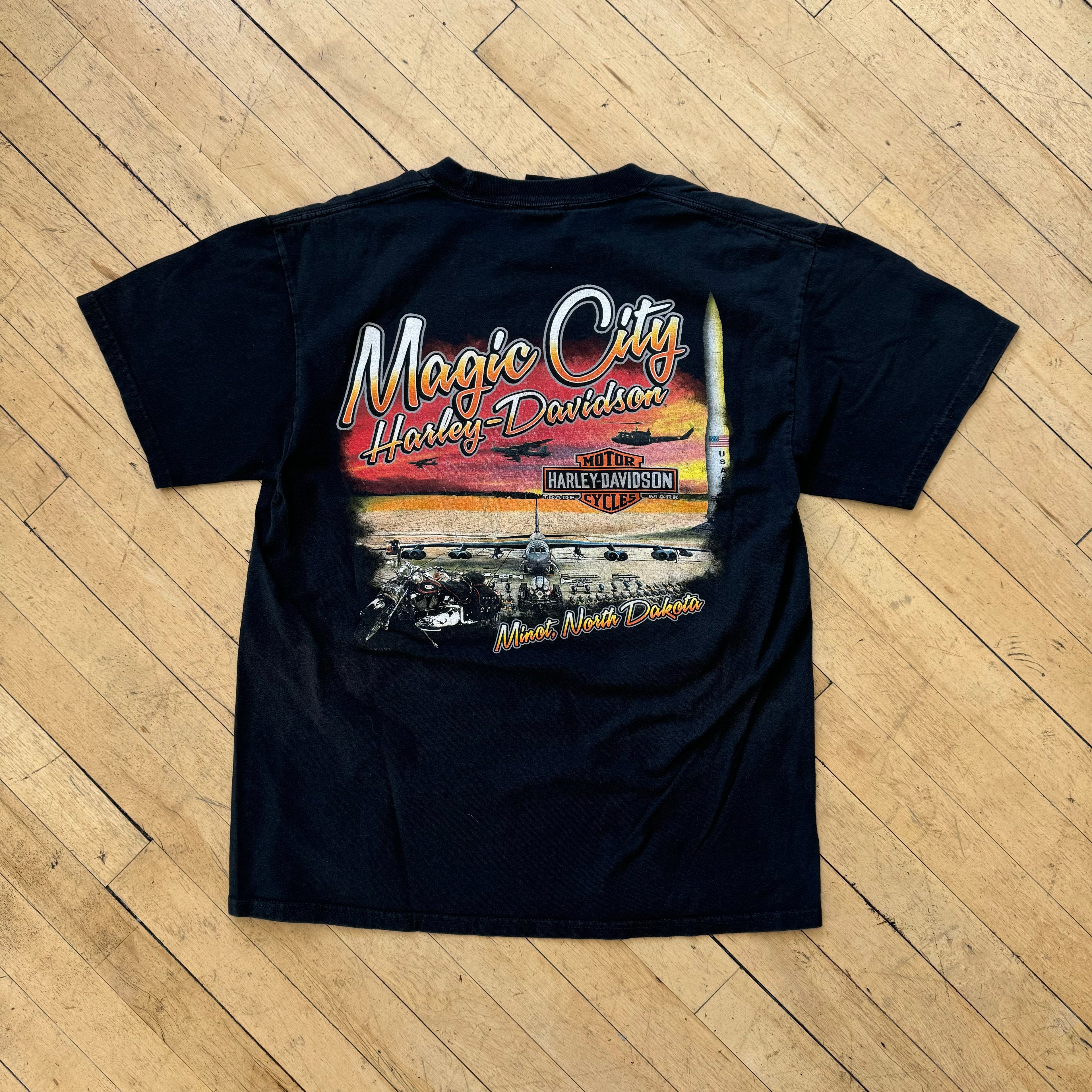 Harley Davidson Magic City ND T-shirt Sz M