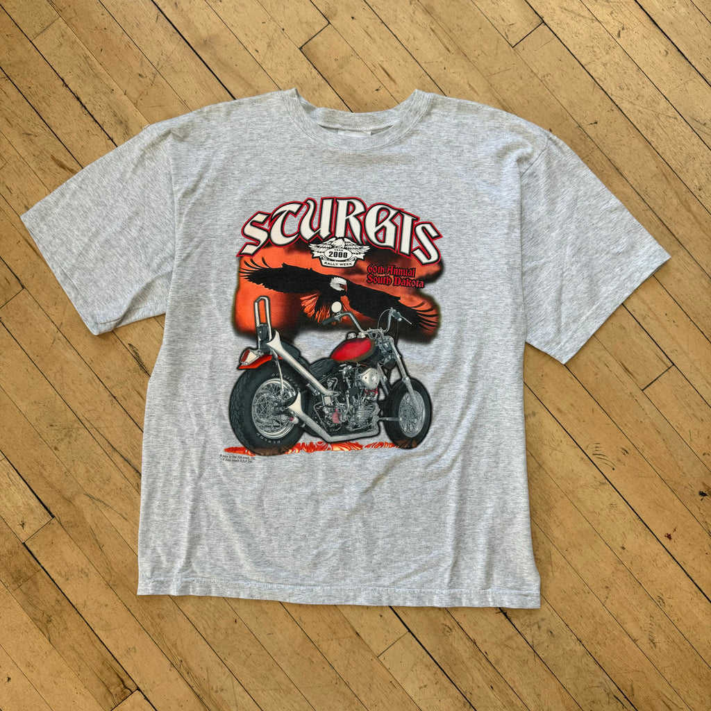 Vintage Sturgis South Dakota Biker T-shirt Sz XL