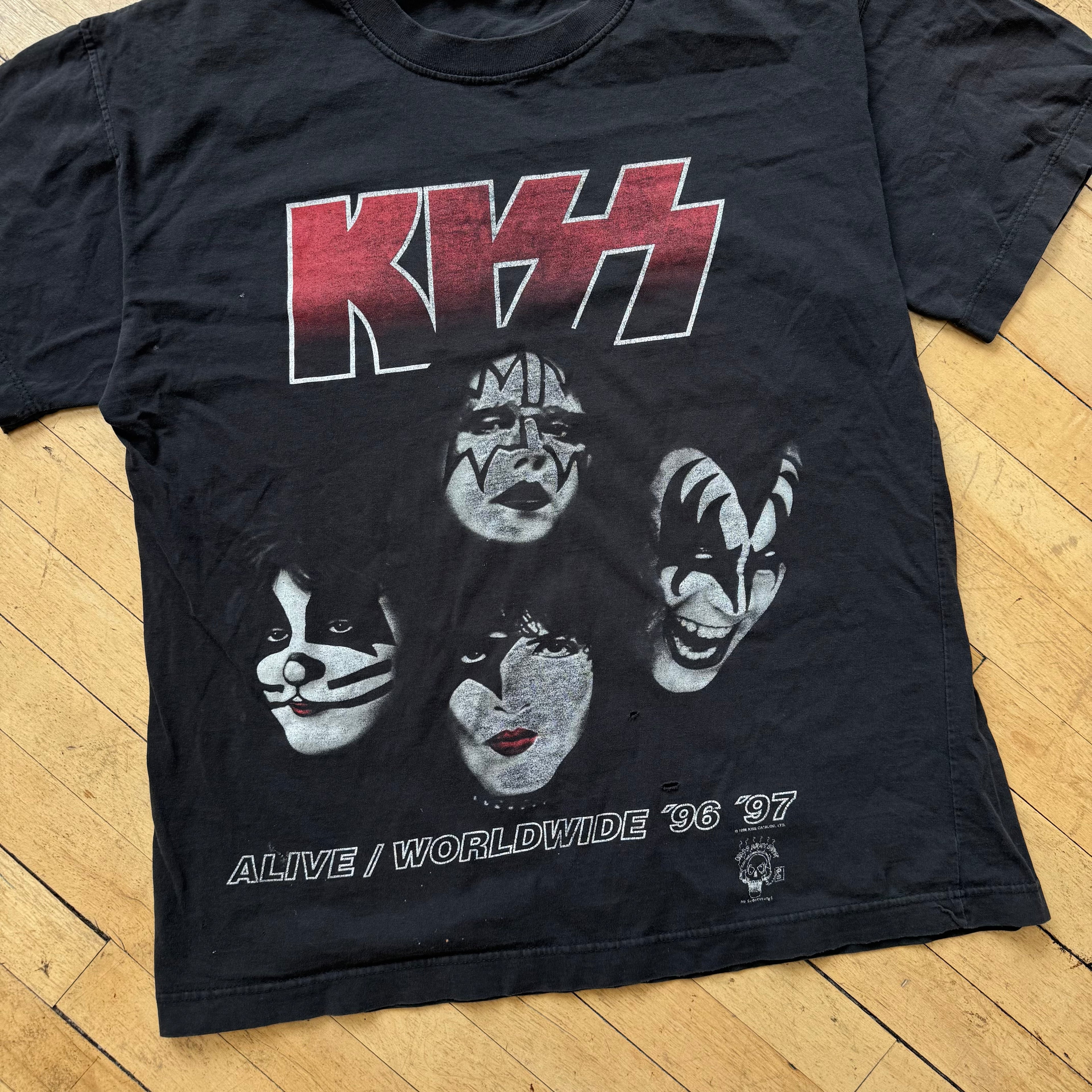 Vintage Kiss Alive Worldwide I got the best Tour T-shirt Sz XL