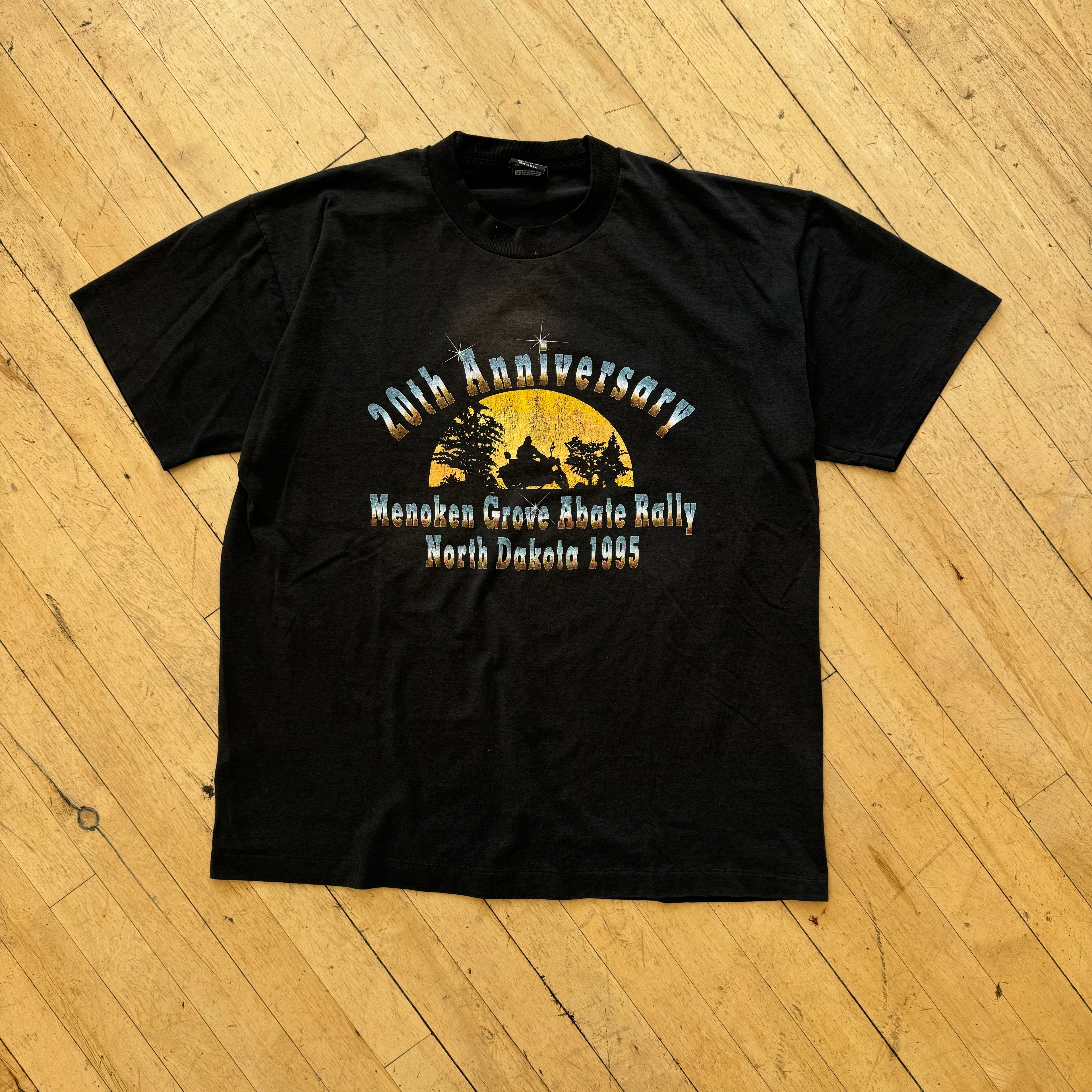 Vintage 20th Anniversary ND Rally T-shirt Sz XL