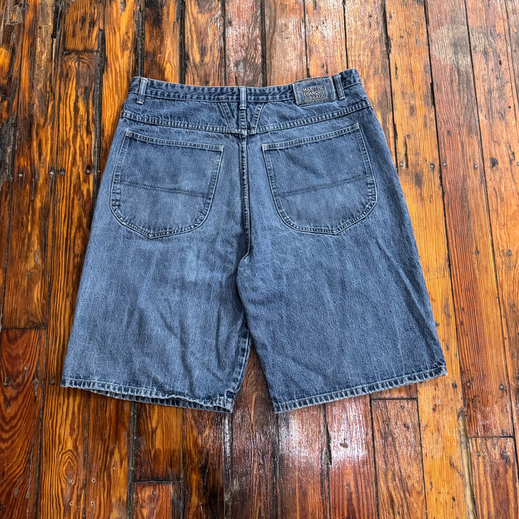 Vintage Marithe Francois Denim Jean Shorts Sz 38