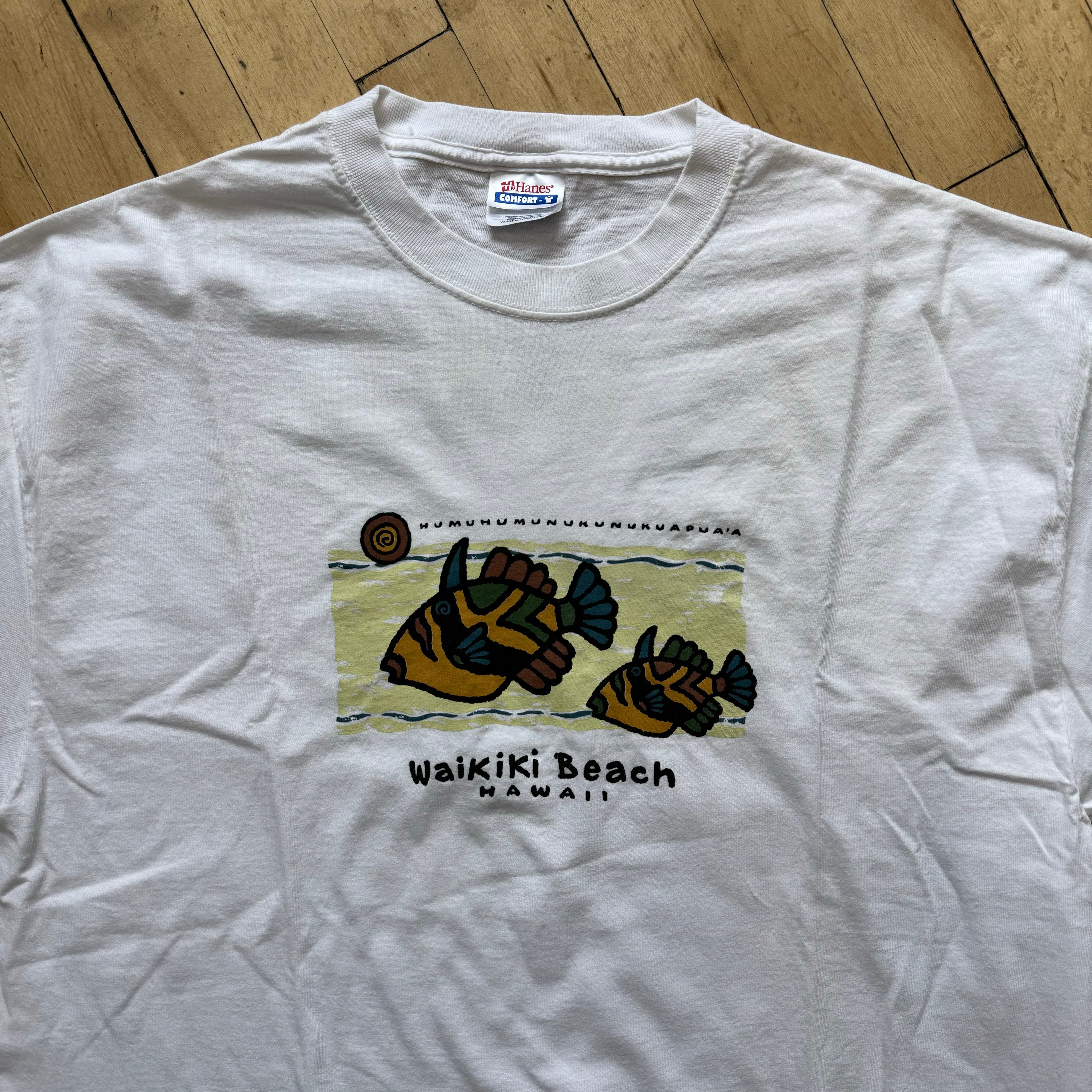 Vintage Waikiki Beach Hawaii T-shirt Sz XXL