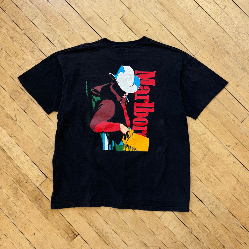 Vintage Faded Marlboro Man T-shirt Sz XL