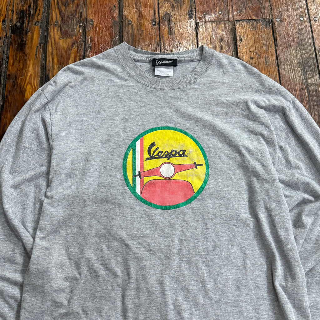 Vintage Vespa Moped T-shirt Sz L