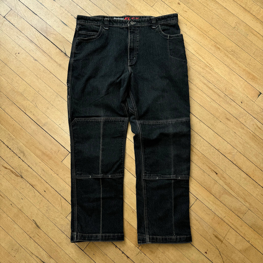 Y2K Dickies Dark Wash Double Knee Jeans Sz 36x32