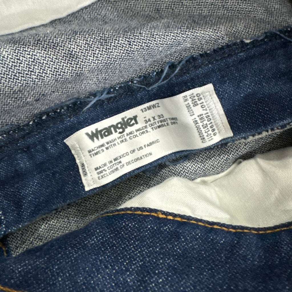 Vintage Wrangler Denim Jeans Sz 34x33