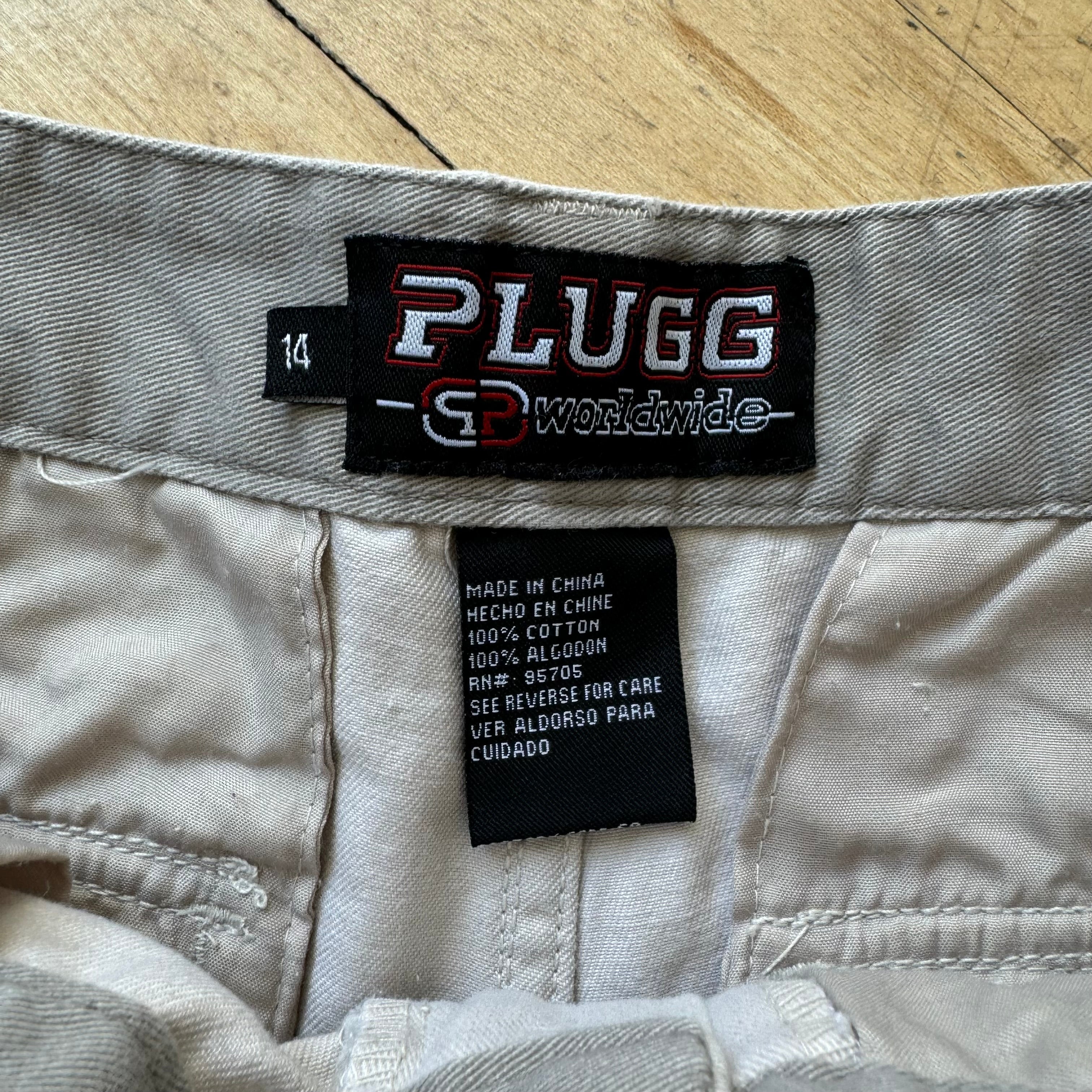Y2K Pkugg Cargo Kahki Pants Sz 14
