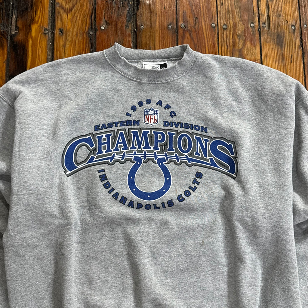 Vintage Indianapolis Colts Division Champions CrewNeck Sz L