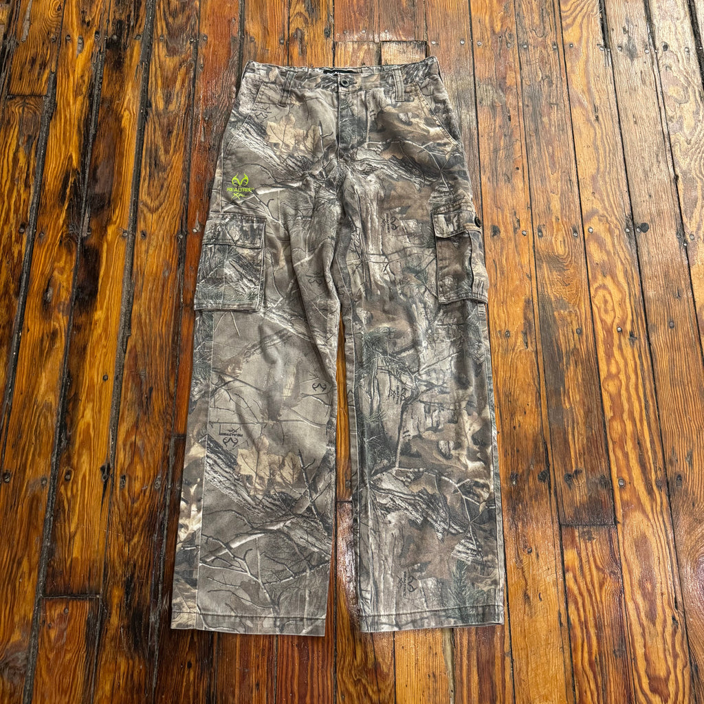 Vintage ReelTree Camo Cargo Pants Sz 14