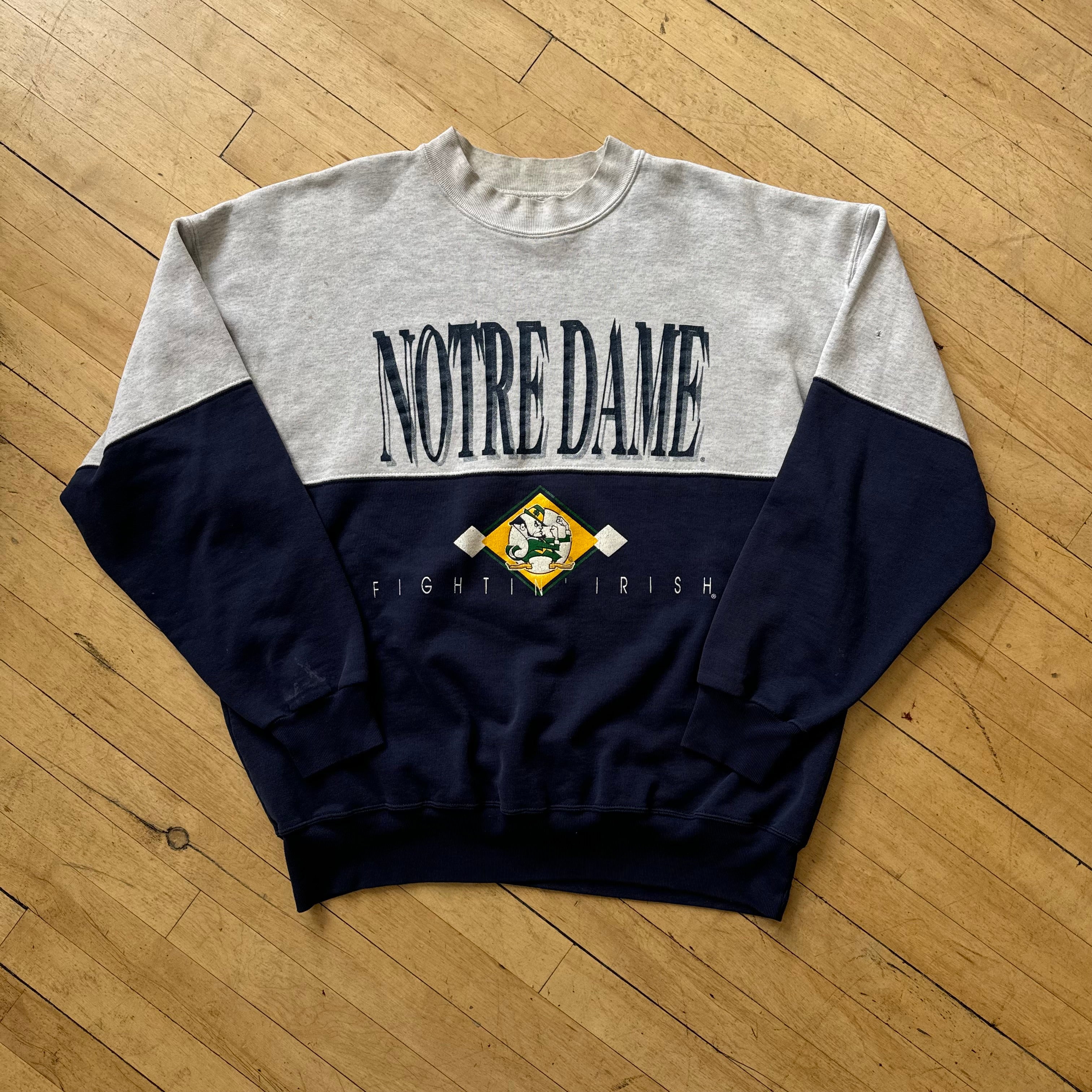 Vintage Notre Dame Fighting Irish CrewNeck Sz XL