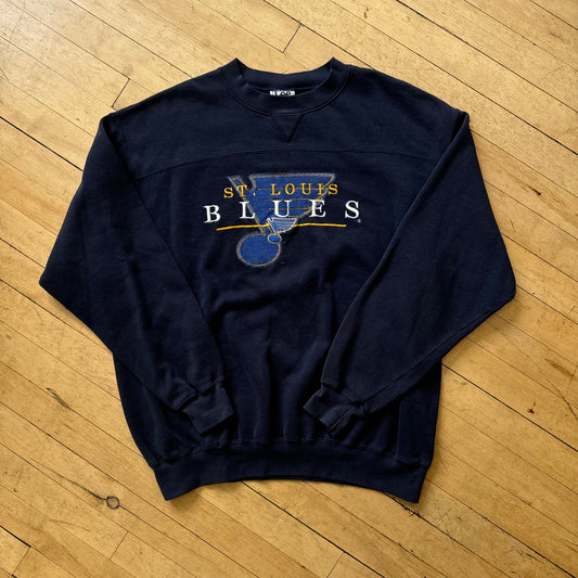 Vintage St. Louis Blues CrewNeck Sz L