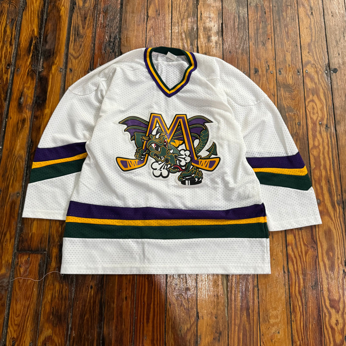 Vintage Mobile Mystics Hockey Jersey Sz M