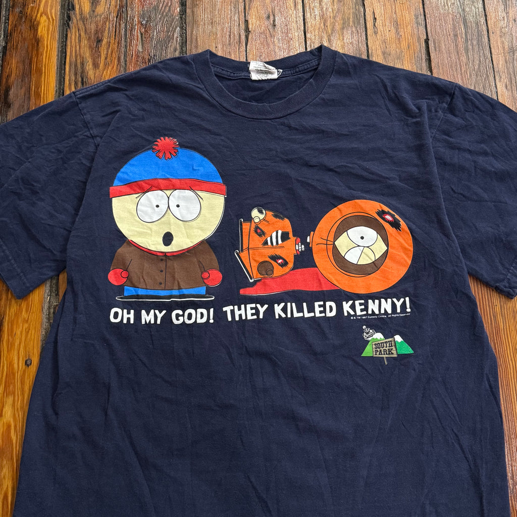 Vintage They Killed Kenny South Park T-shirt Sz XL