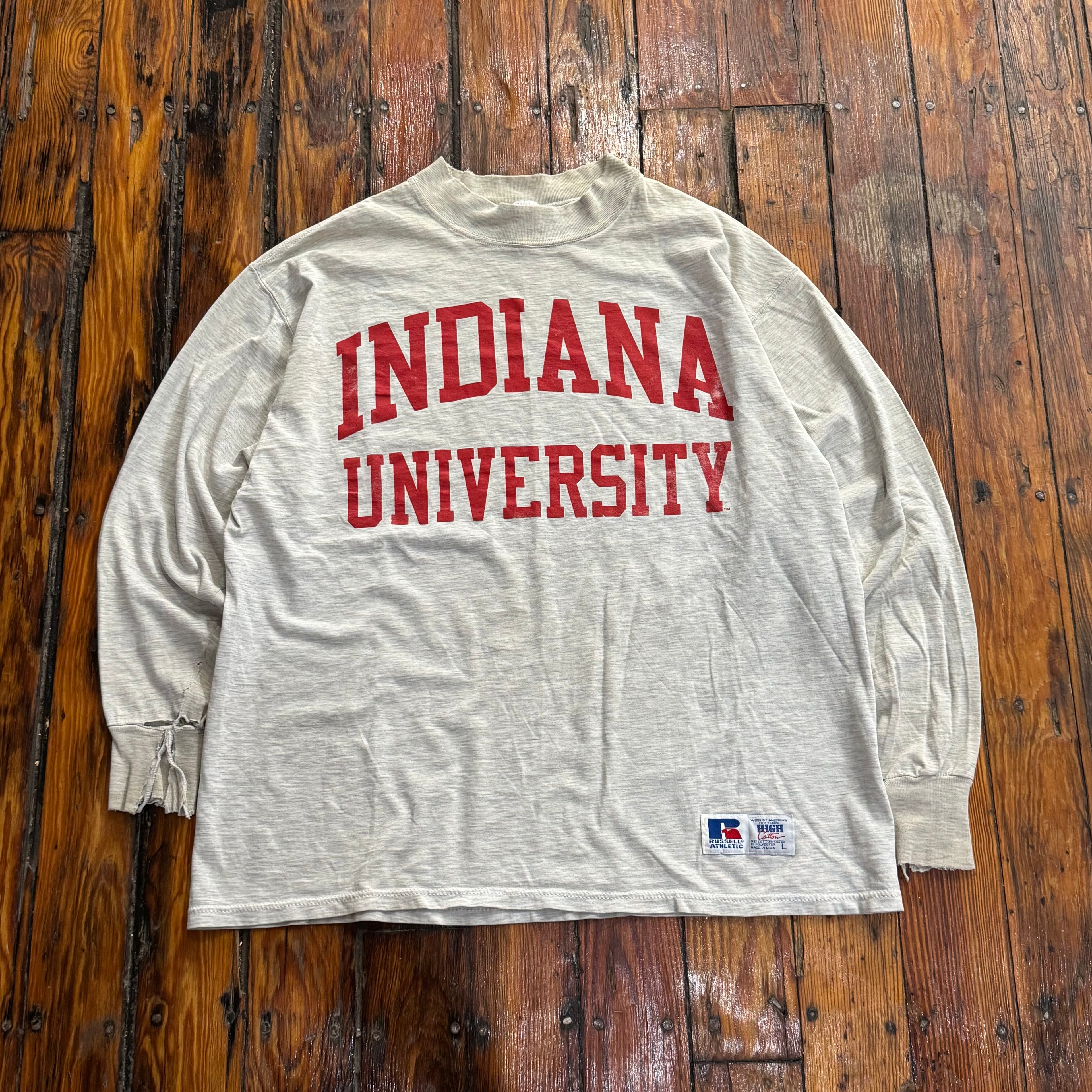 Vintage Thrashed Indiana University Sz L