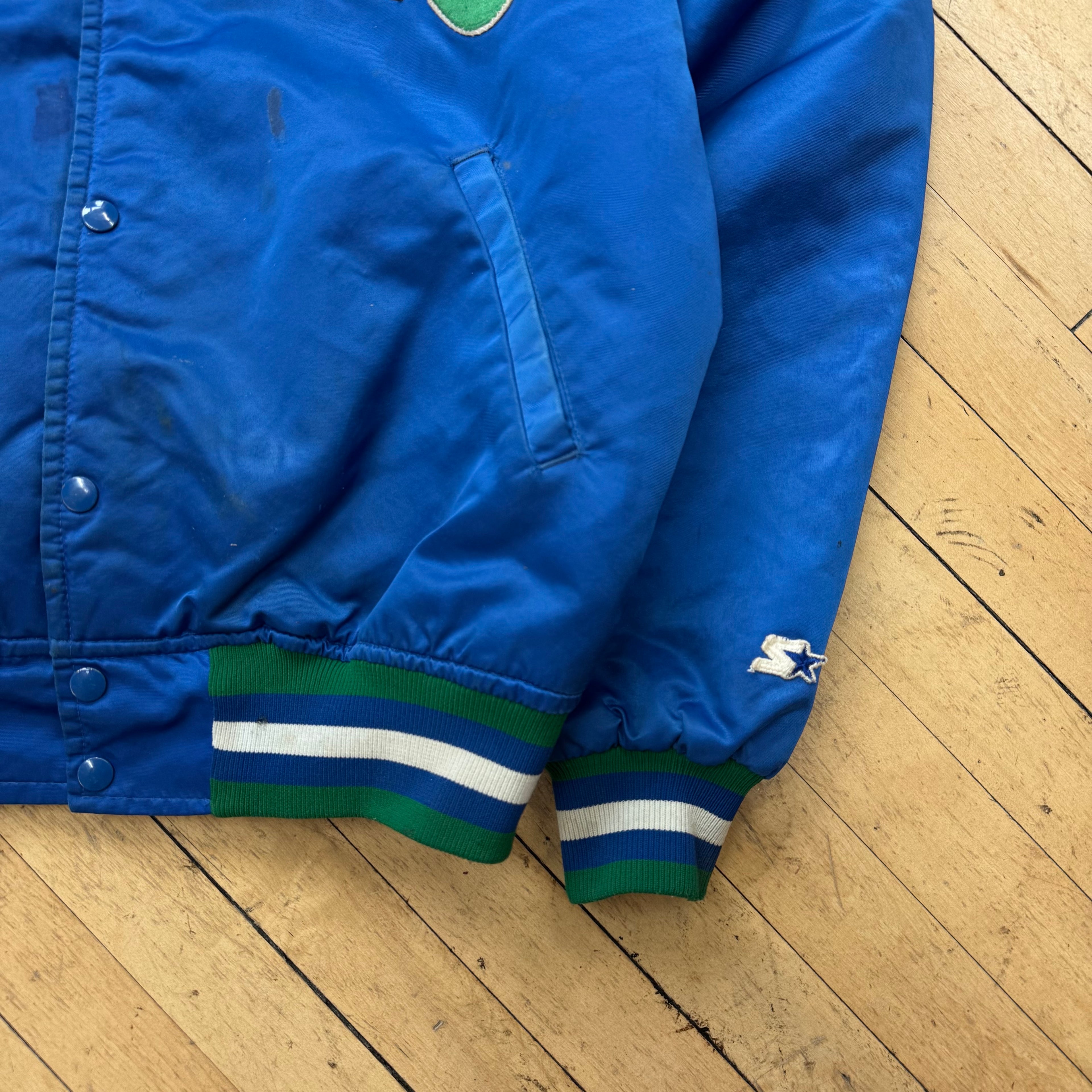 Vintage Minnesota Timberwolves Satin Starter Jacket Sz L