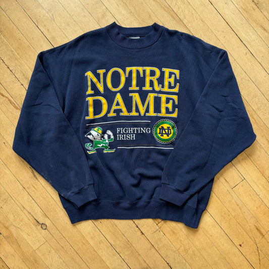 Vintage Notre Dame Fighting Irish CrewNeck Sz XL