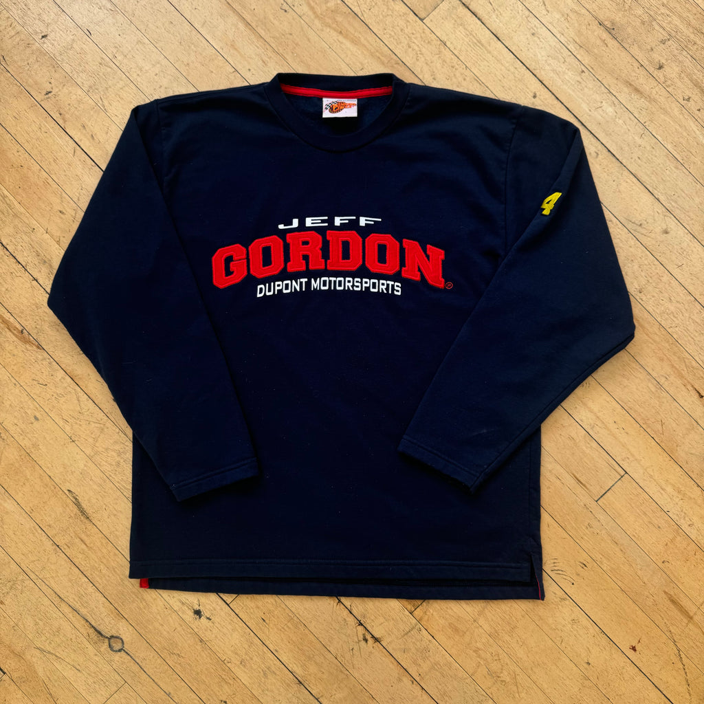 Y2K Jeff Gordon Nascar CrewNeck Sz L