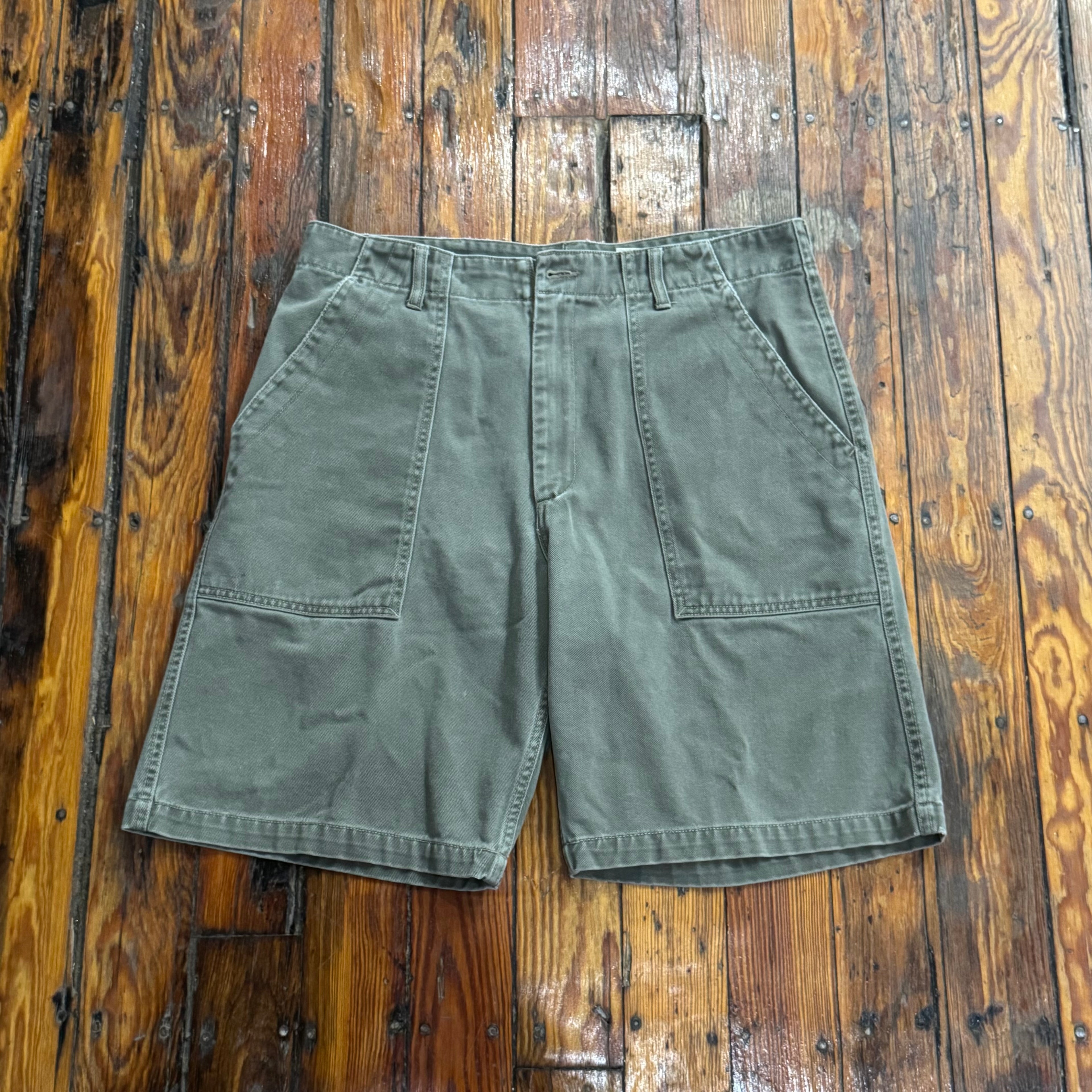 Vintage Olive UnionBay Denim Jean Shorts Sz 34