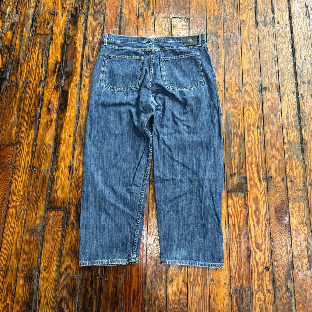 Vintage Levi Baggy SilverTab Denim Jeans Sz 40x32