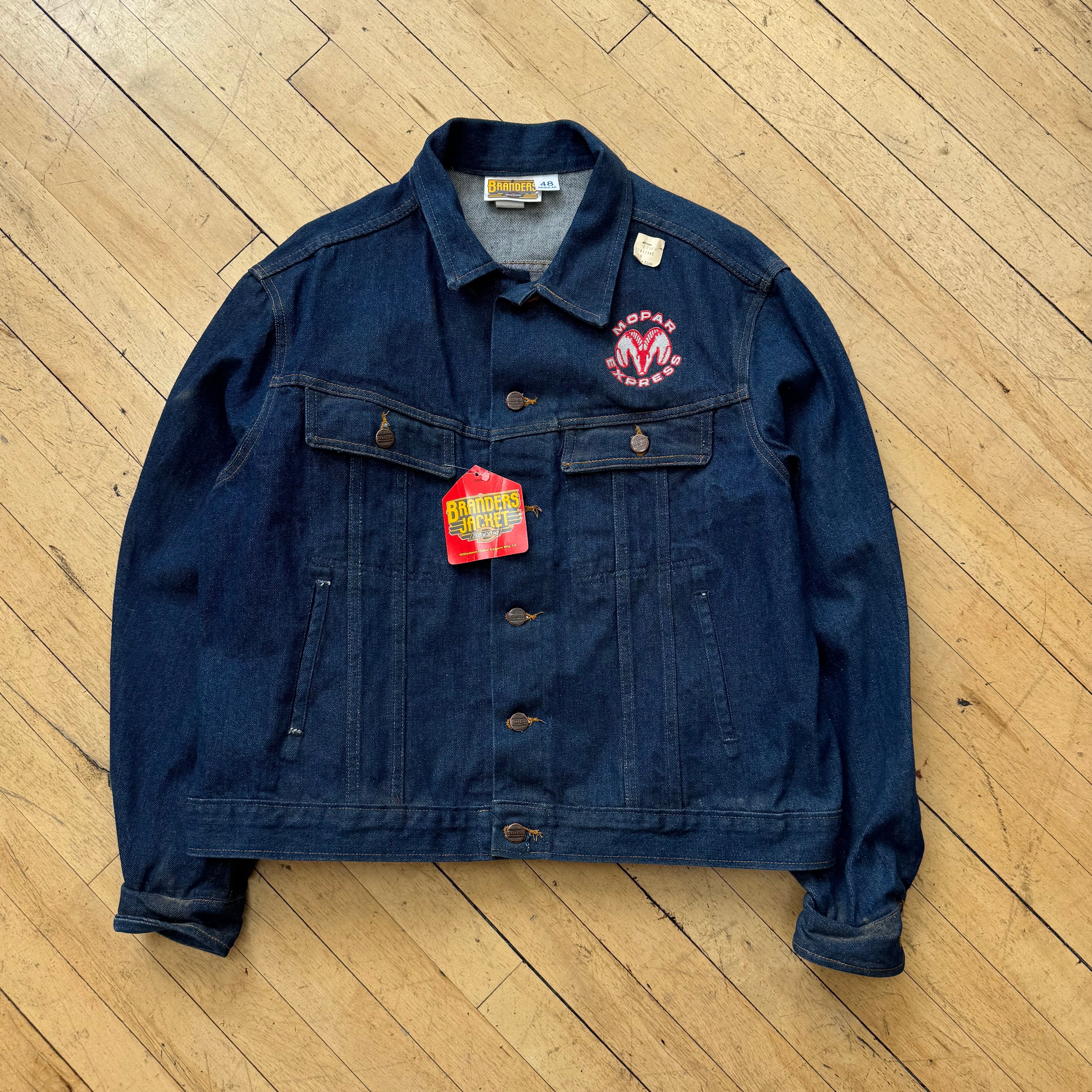 Vintage Mopar Express Dickies Denim Jacket Sz S/M