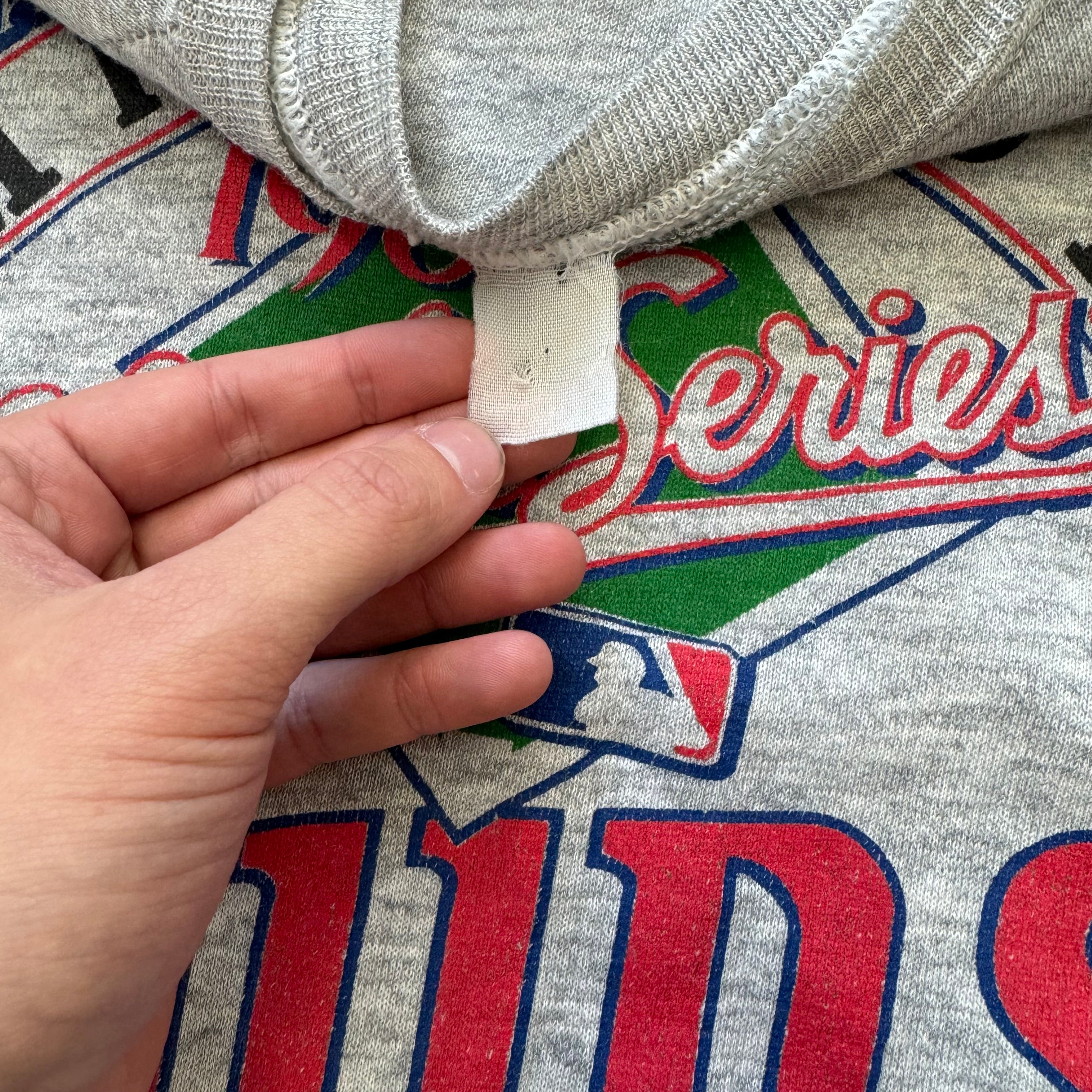 Vintage Minnesota Twins ‘87 World Series CrewNeck Sz L