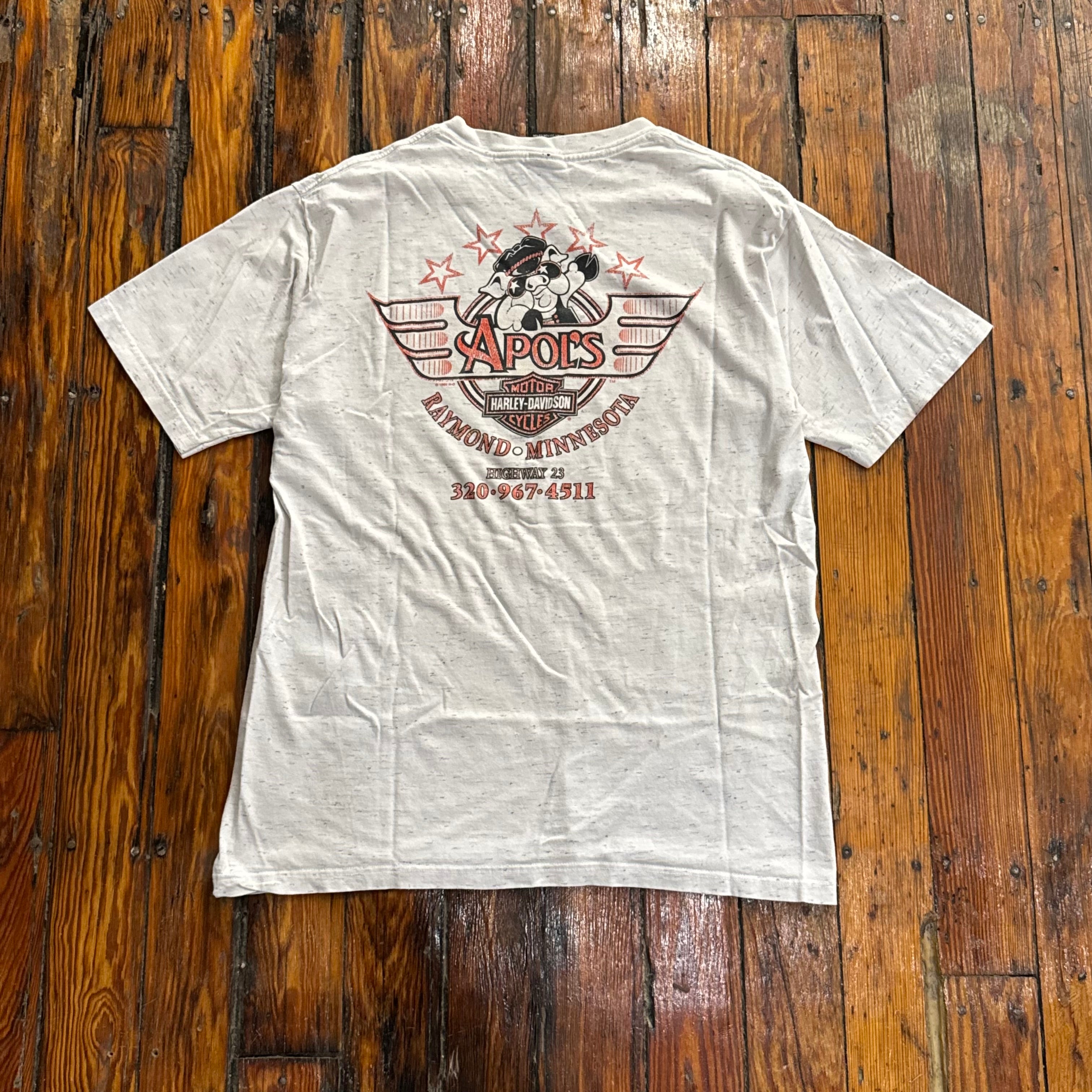 Vintage Harley Davidson Raymond Minnesota T-shirt Sz L