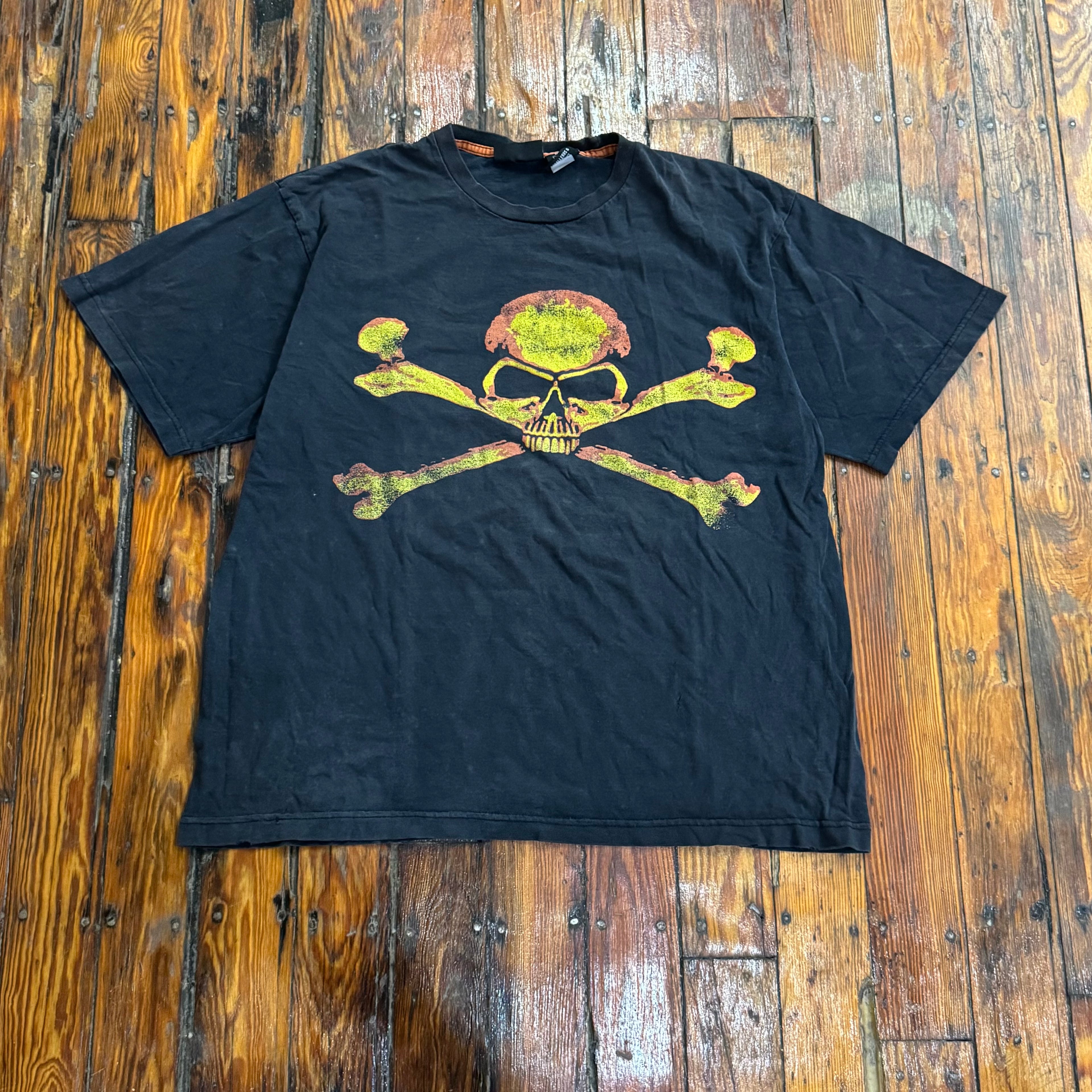 Y2K No Boundaries Skull T-shirt Sz XL