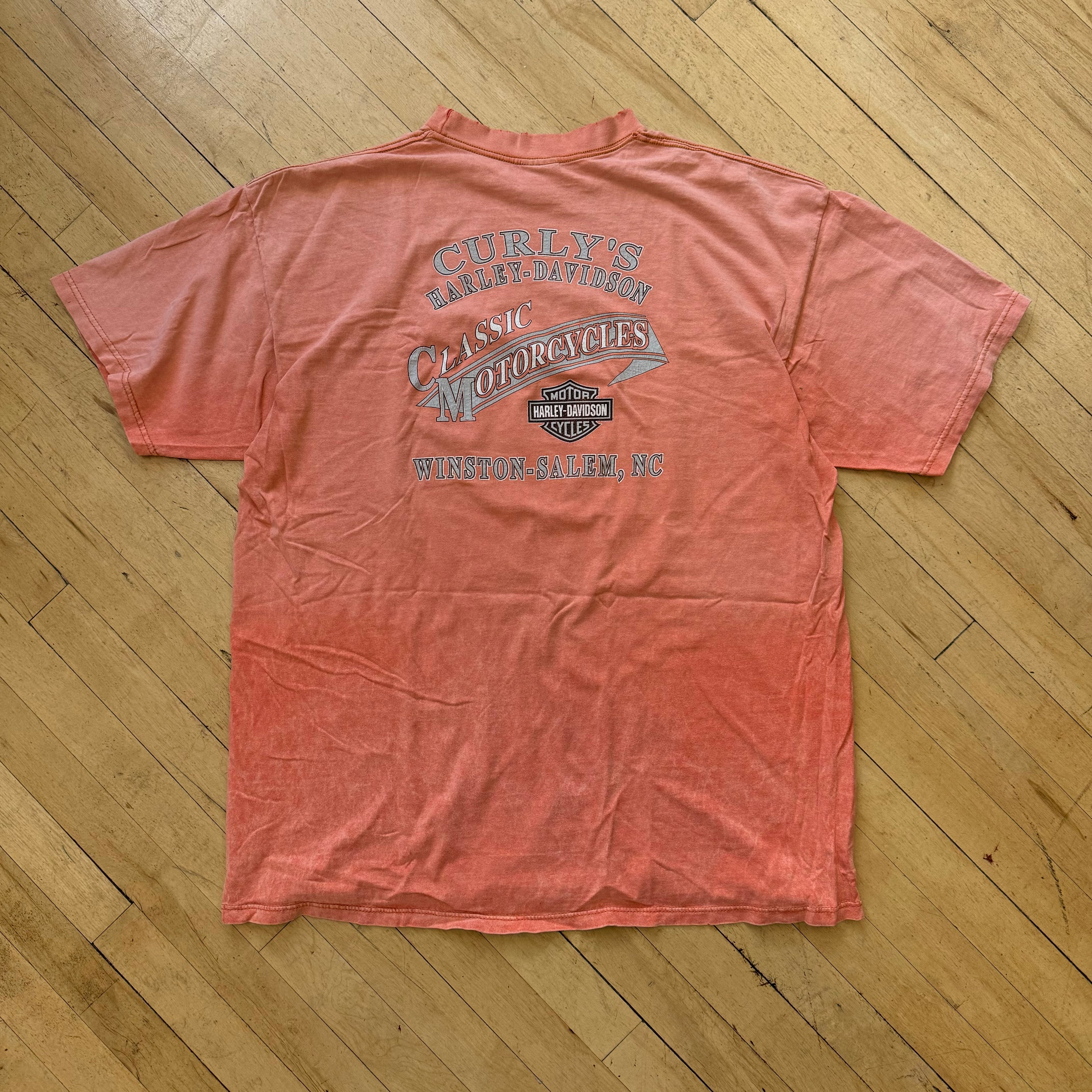 Vintage Harley Davidson Winston Salem NC T-shirt Sz XL