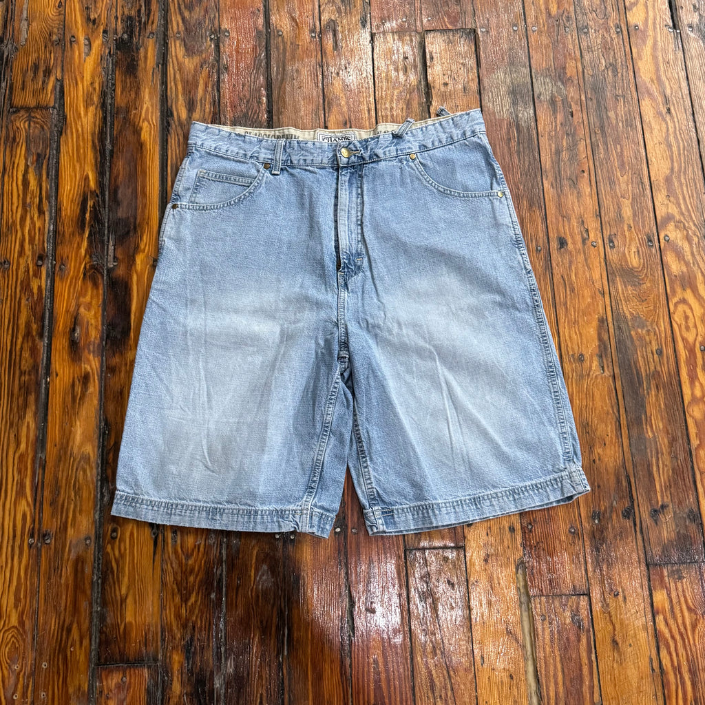 Vintage Light Wash Denim Jean Shorts Sz 36