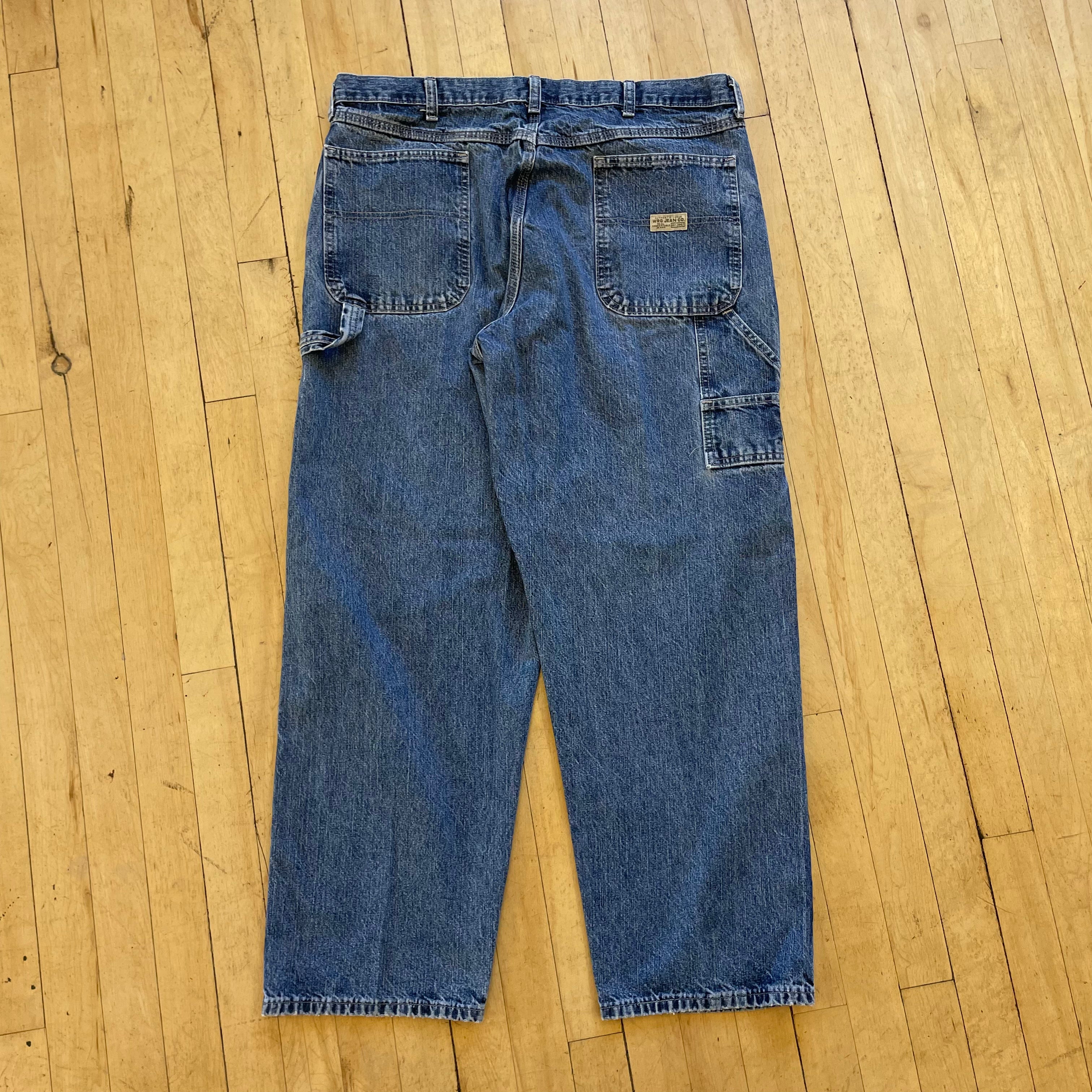 90s Wrangler Cargo Denim Jeans Sz 38x30