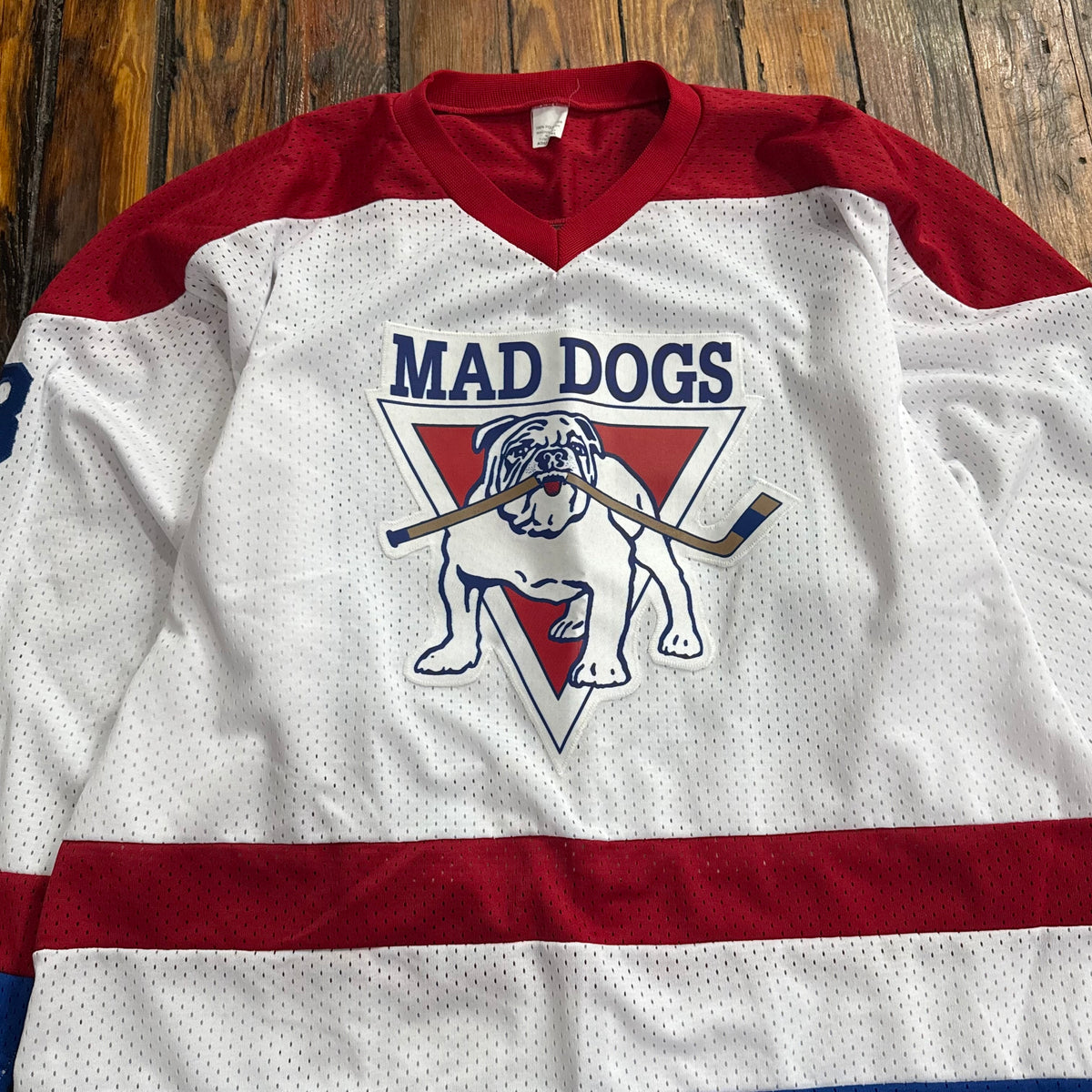 Vintage Mad Dogs Hockey Jersey Sz XL
