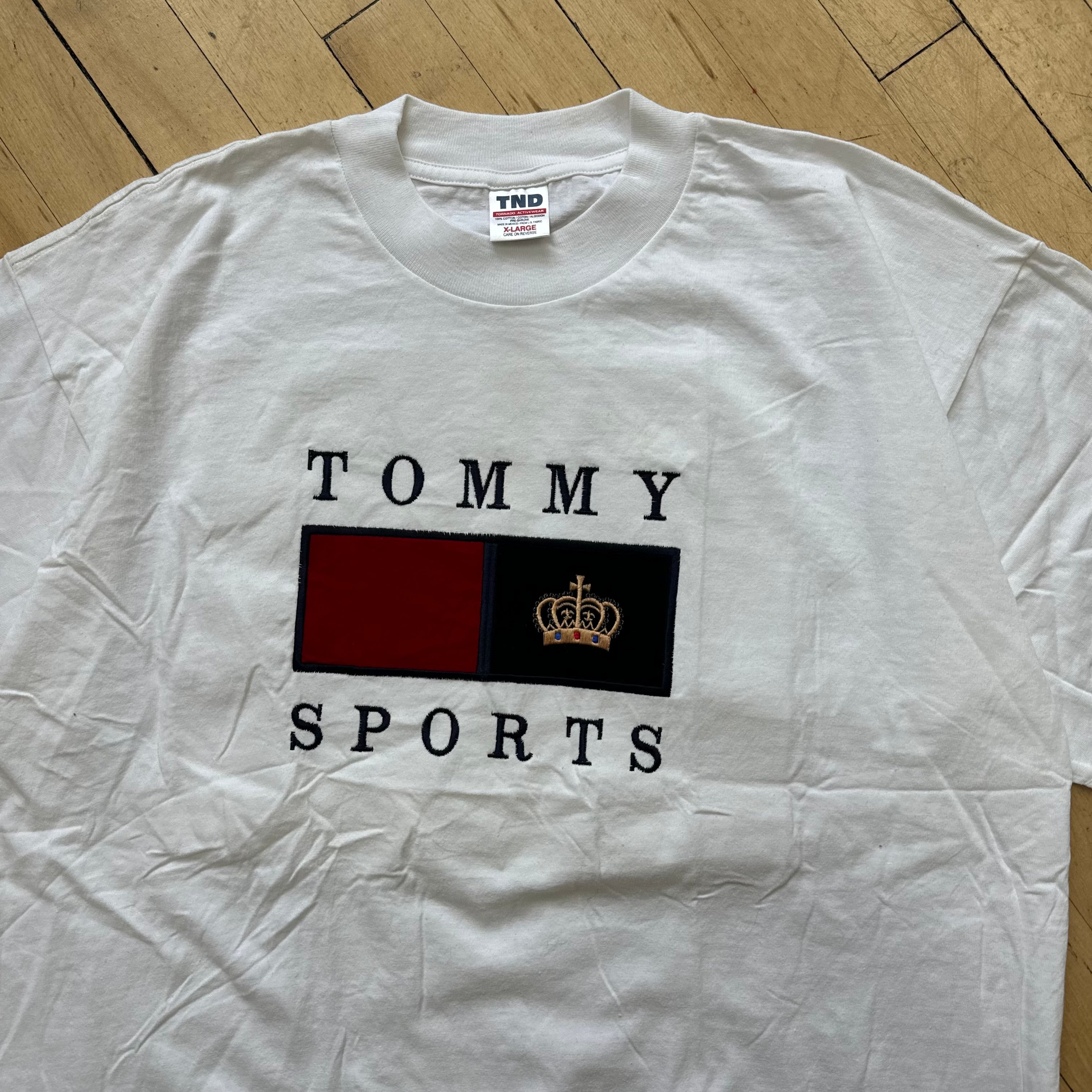 Vintage Tommy sports Bootleg T-shirt Sz XL