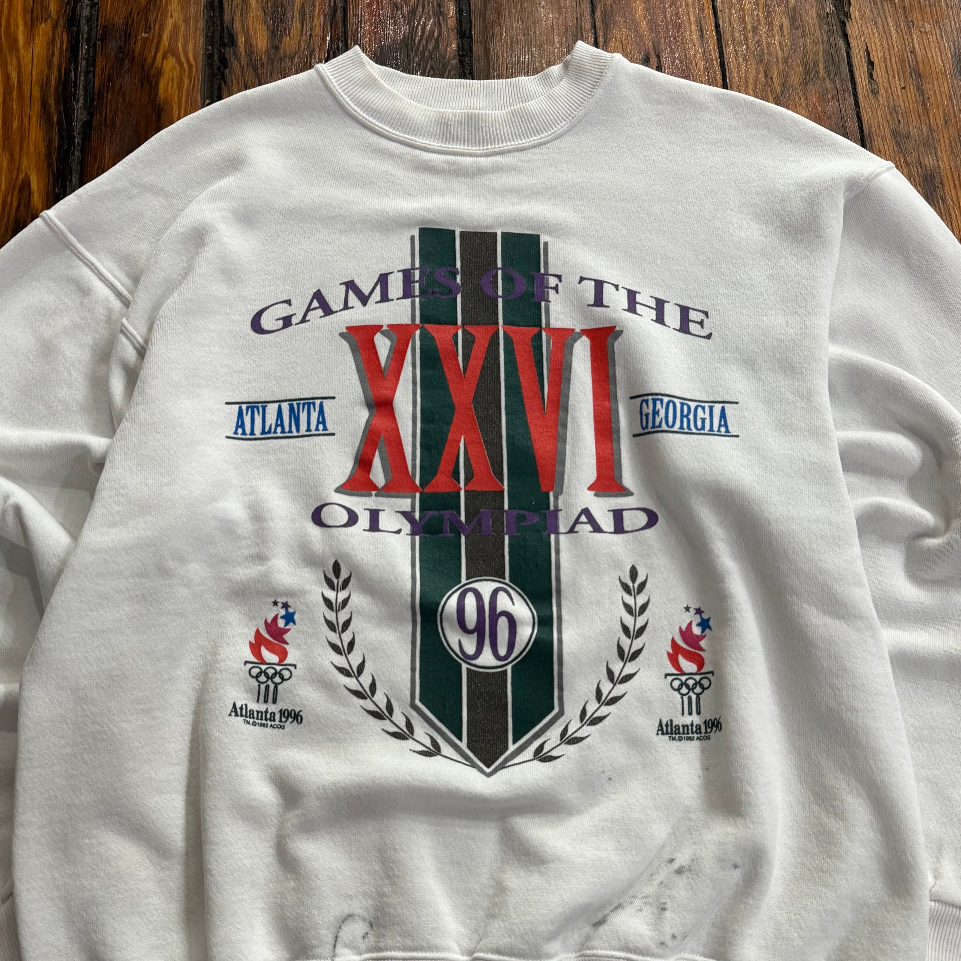 Vintage Atlanta Olympics CrewNeck Sz L