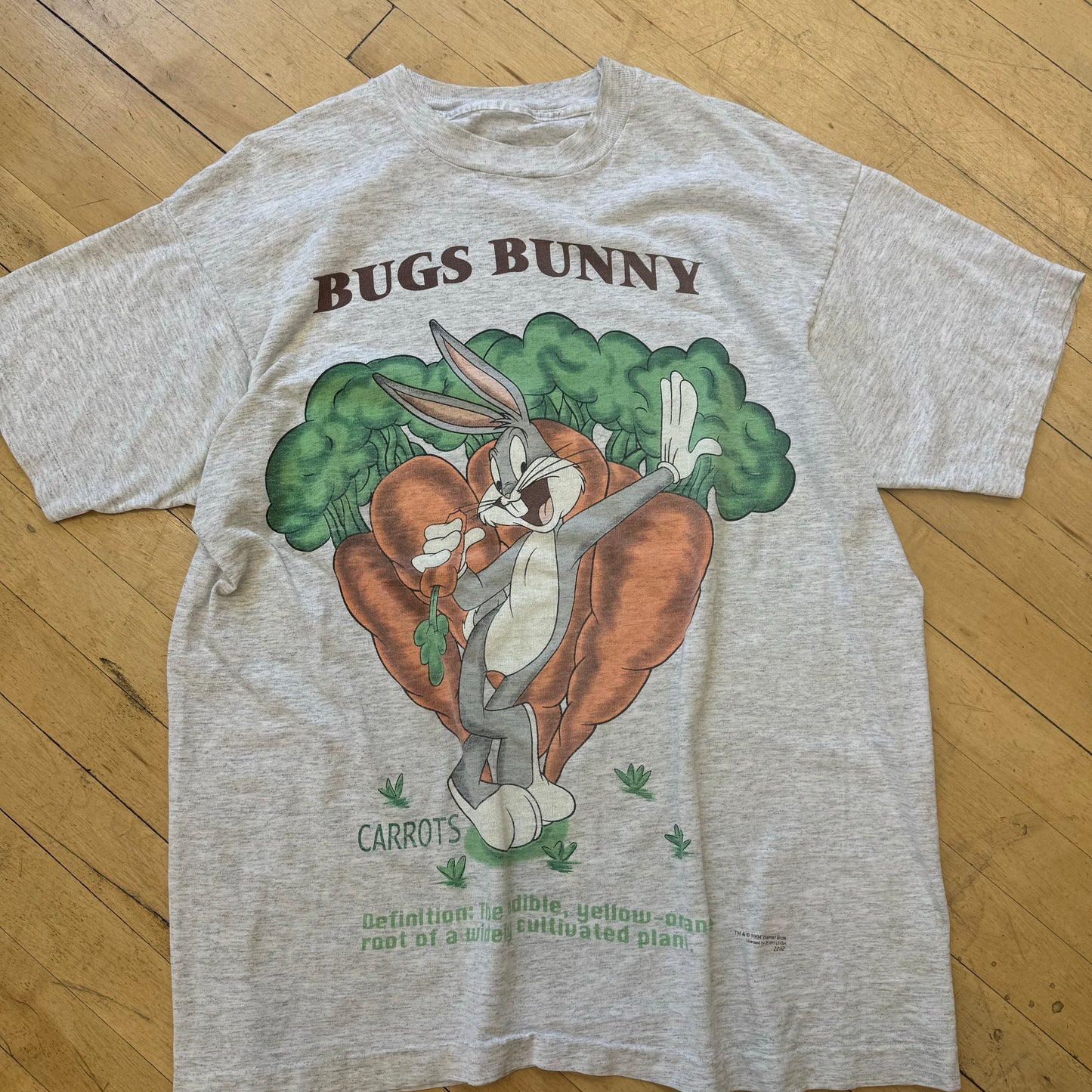 Vintage Bugs Bunny Carrot T-shirt Sz L