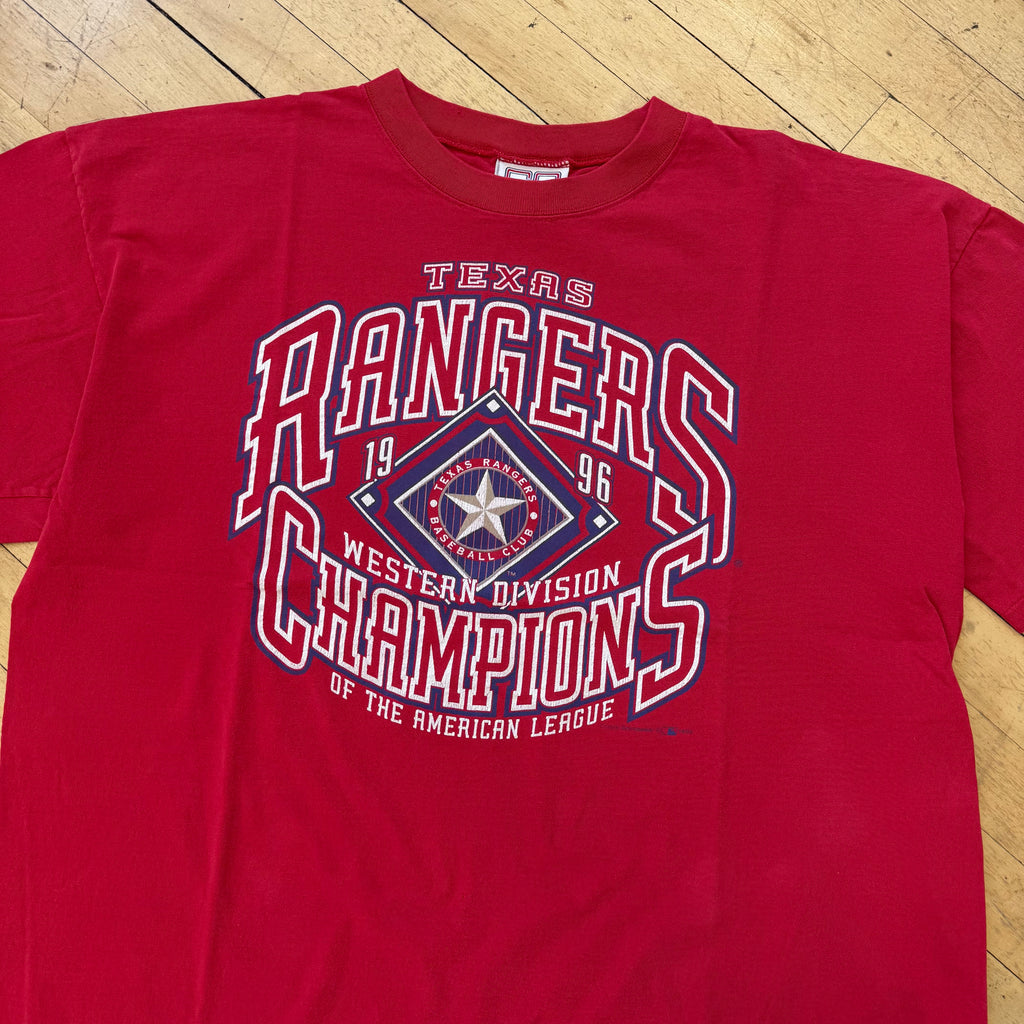 Vintage MLB Texas Rangers Champions T-shirt Sz XL