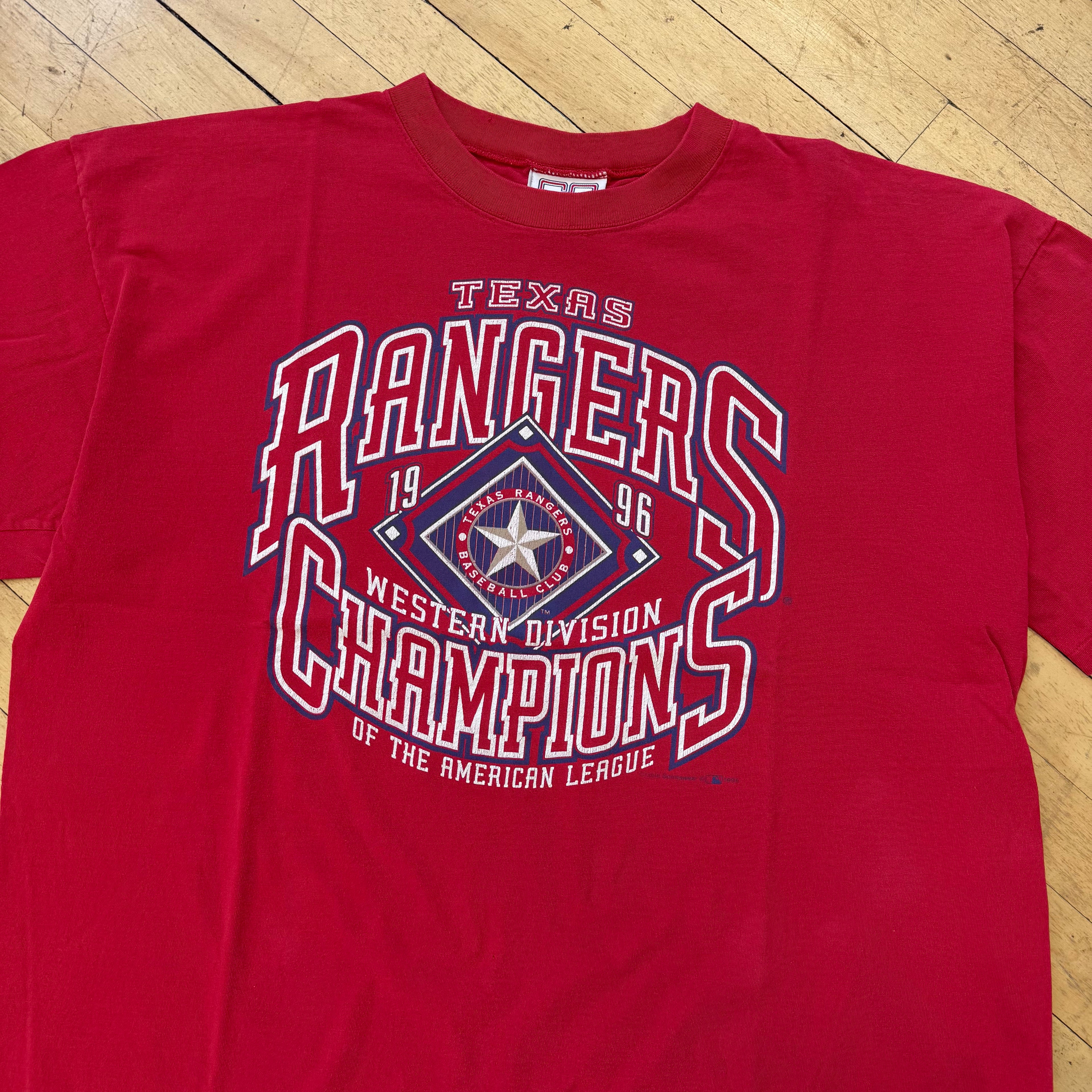 Vintage MLB Texas Rangers Champions T-shirt Sz XL