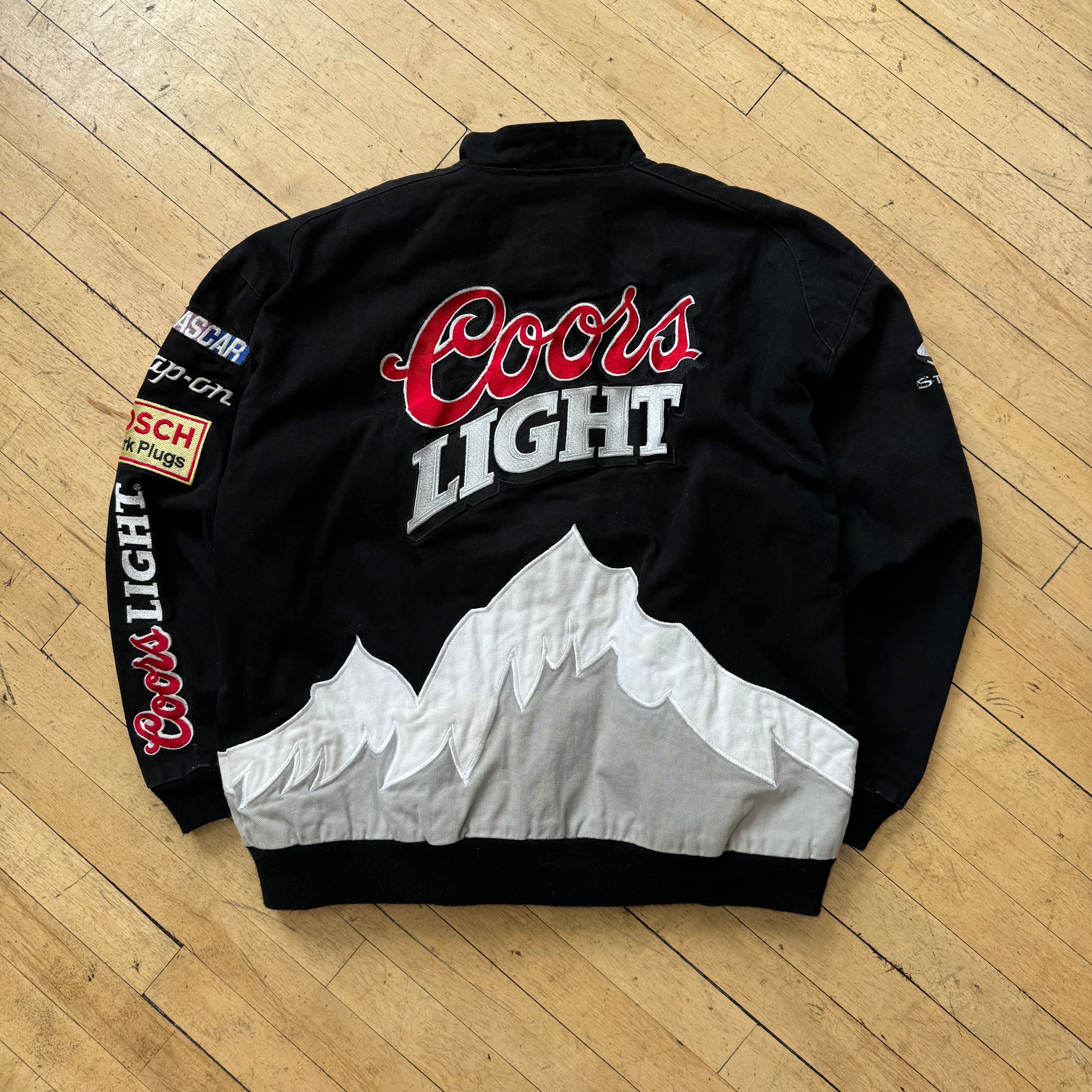 Vintage NASCAR Coors Light Jeff Hamilton Jacket Sz L